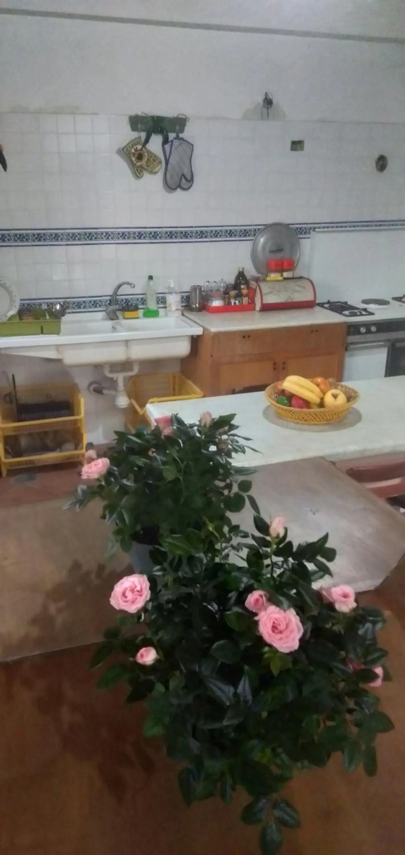 Kitchen or kitchenette in Salerno Experience Hostel