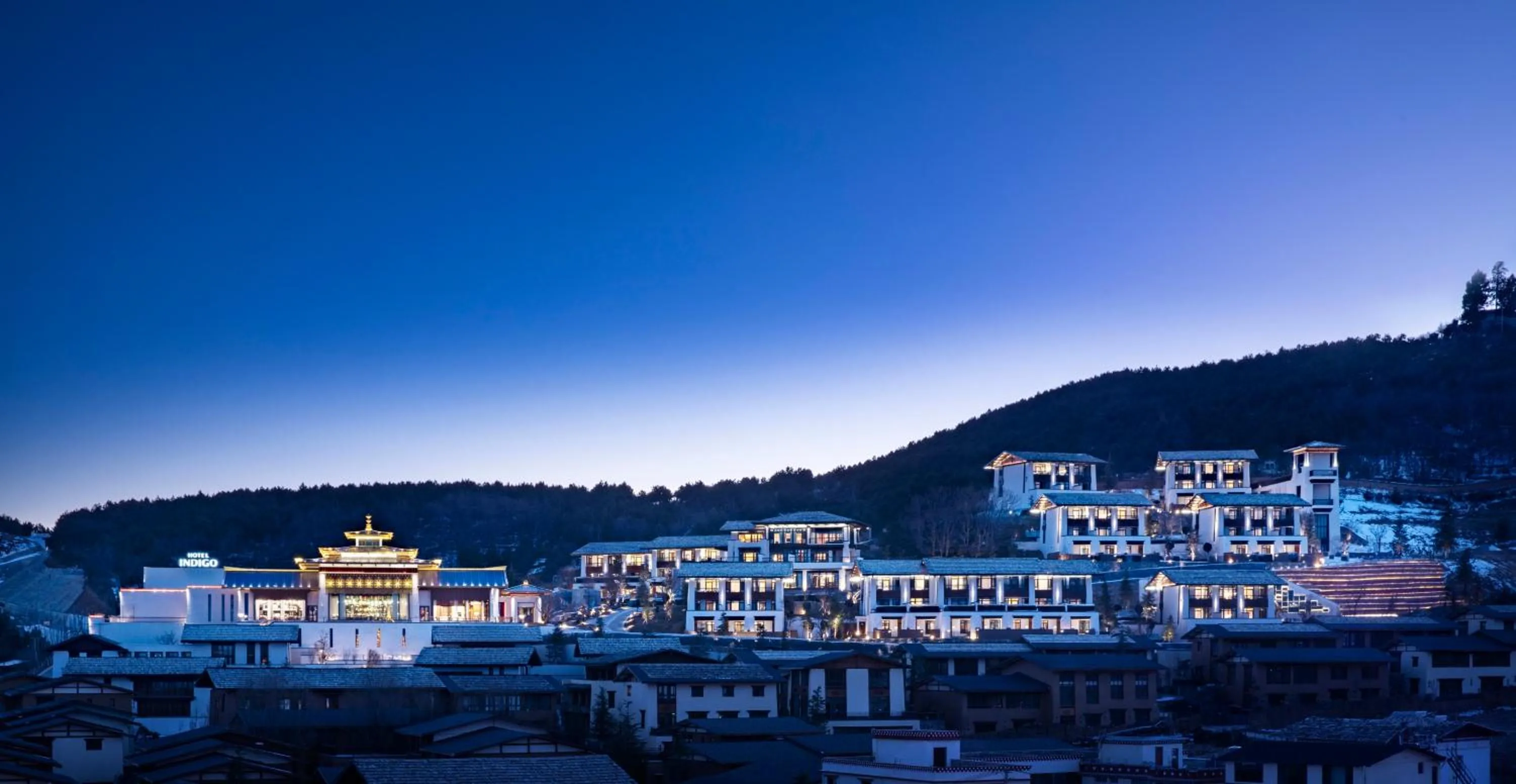 Property building in Hotel Indigo Diqing Moonlight City by IHG