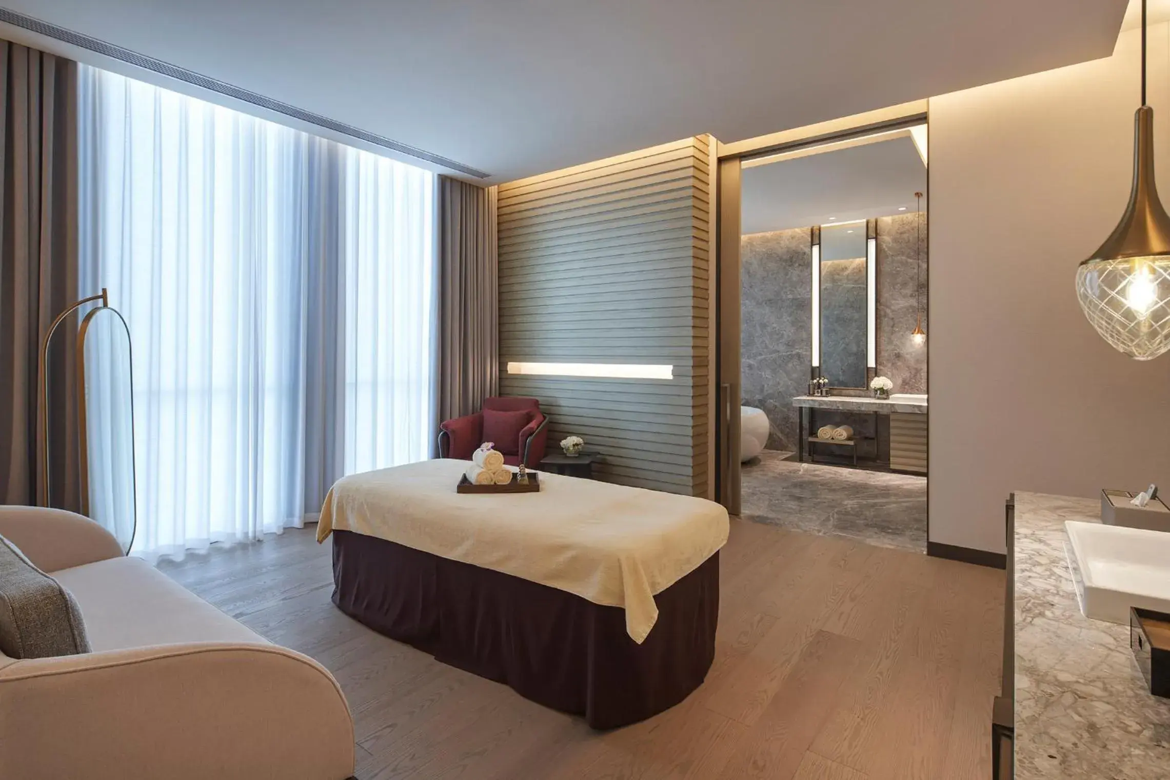 Spa and wellness centre/facilities, Bed in InterContinental Foshan DongPing Spa and wellness centre/facilities, Bed in InterContinental Foshan DongPing