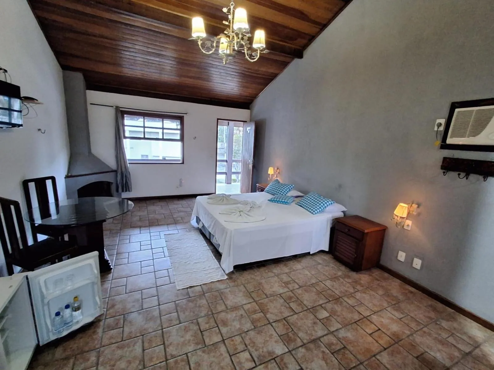 Bed in Pousada Nova Conquista