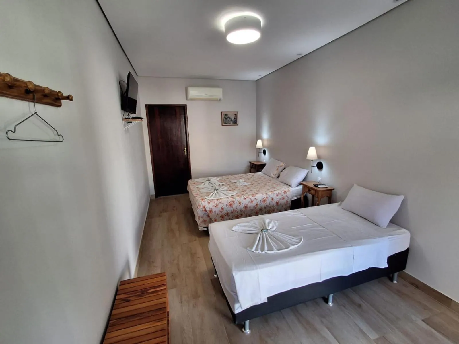 Bed in Pousada Nova Conquista