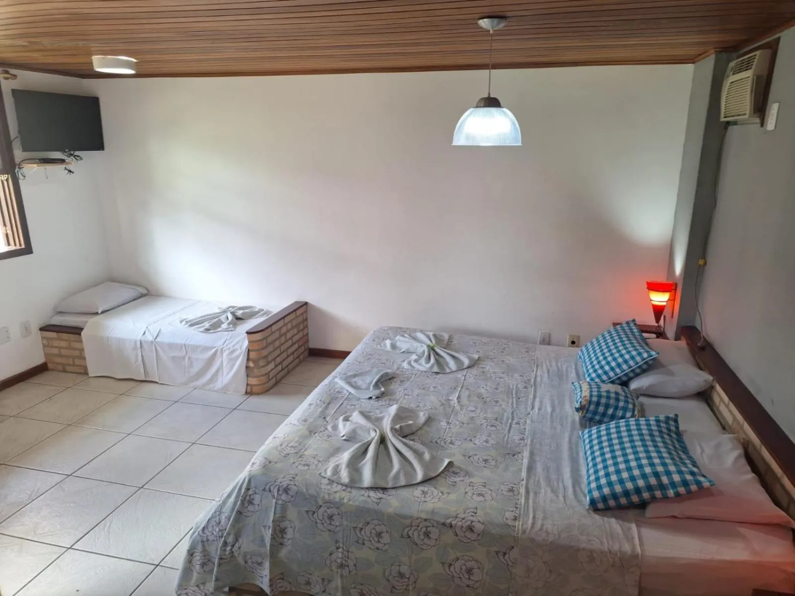 Bed in Pousada Nova Conquista