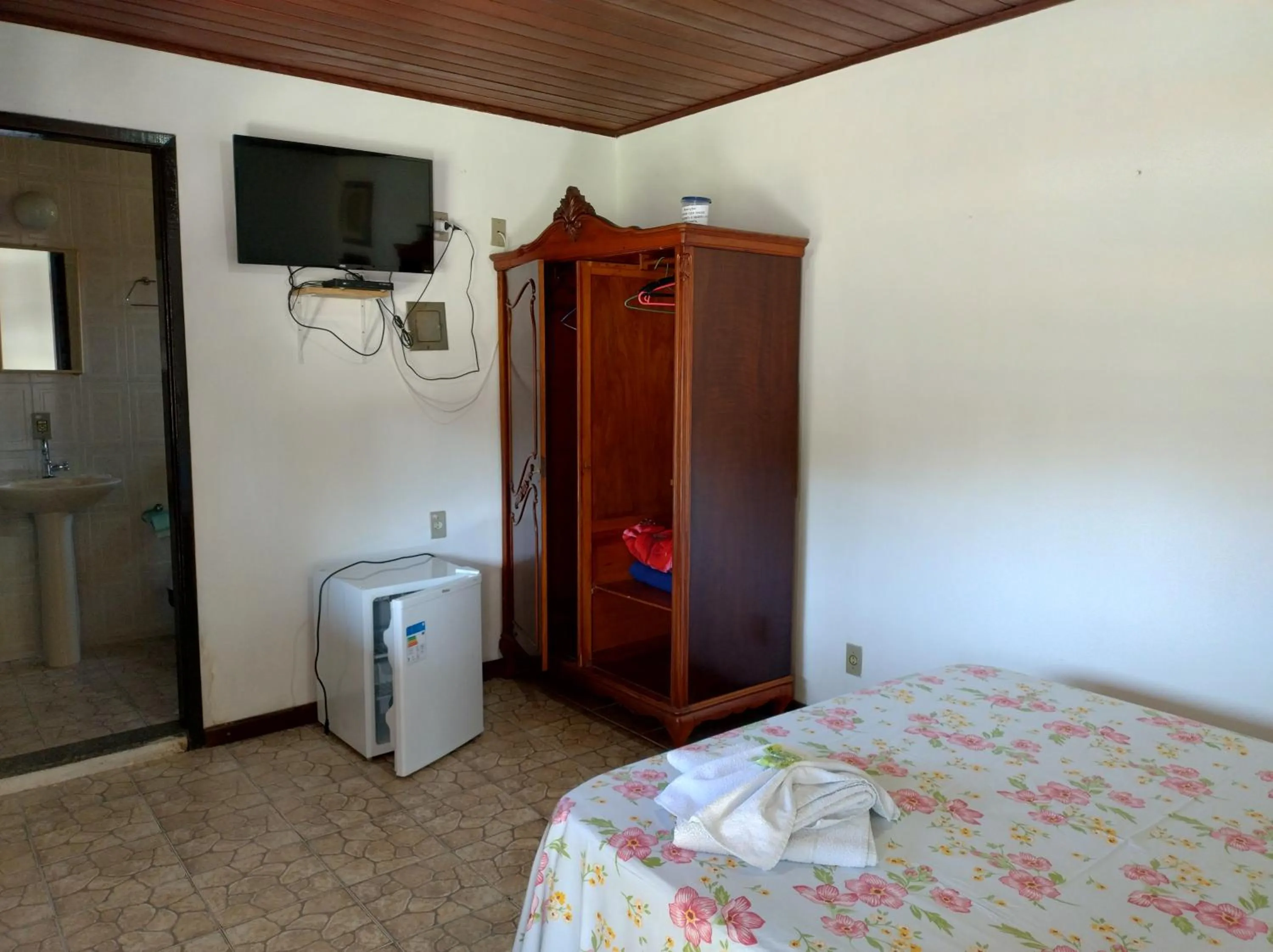 Bed in Pousada Nova Conquista