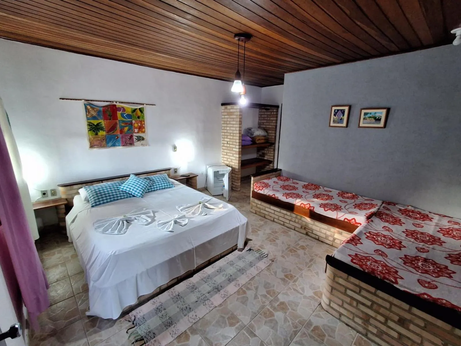 Bed in Pousada Nova Conquista