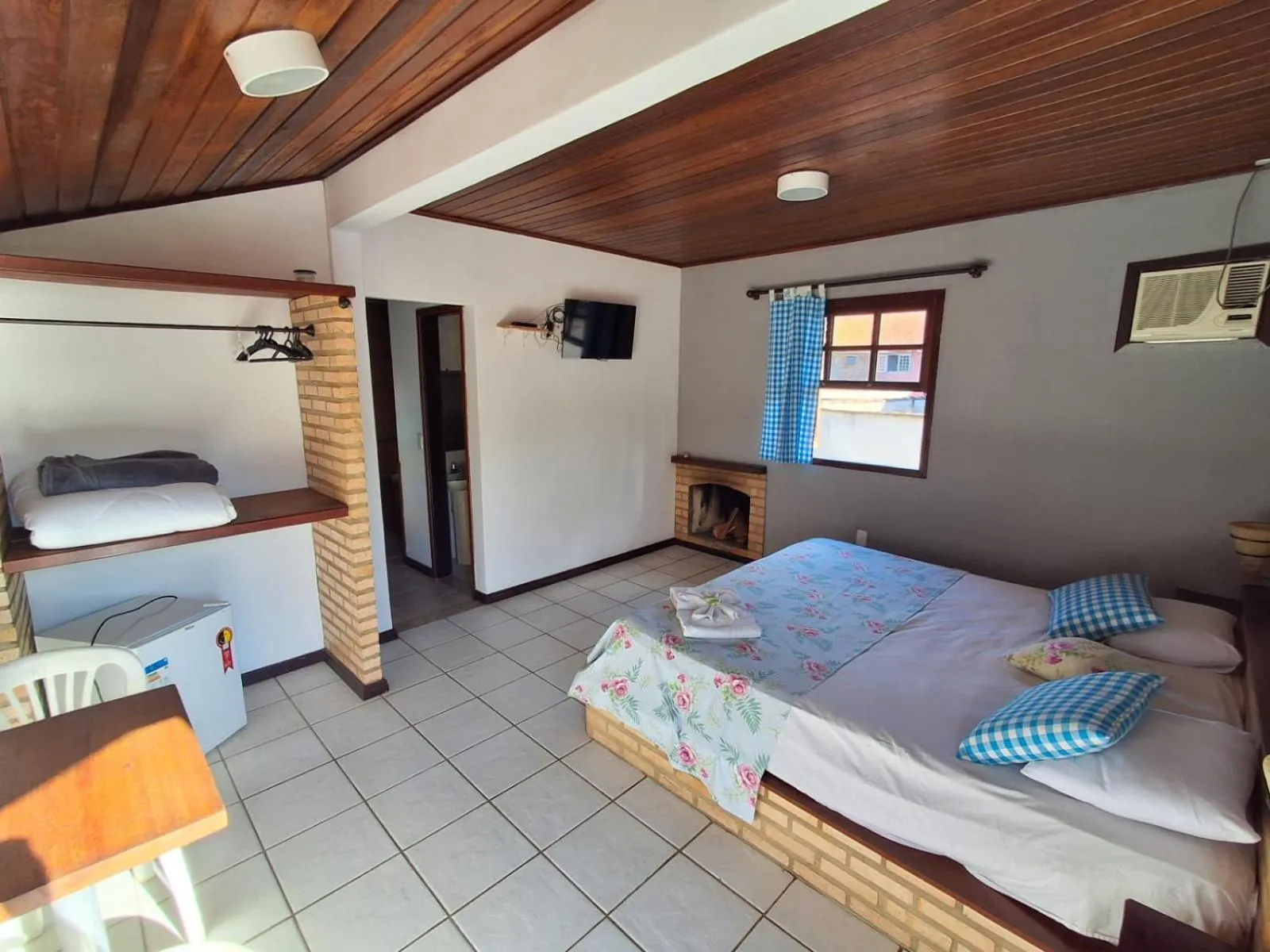 Bed in Pousada Nova Conquista