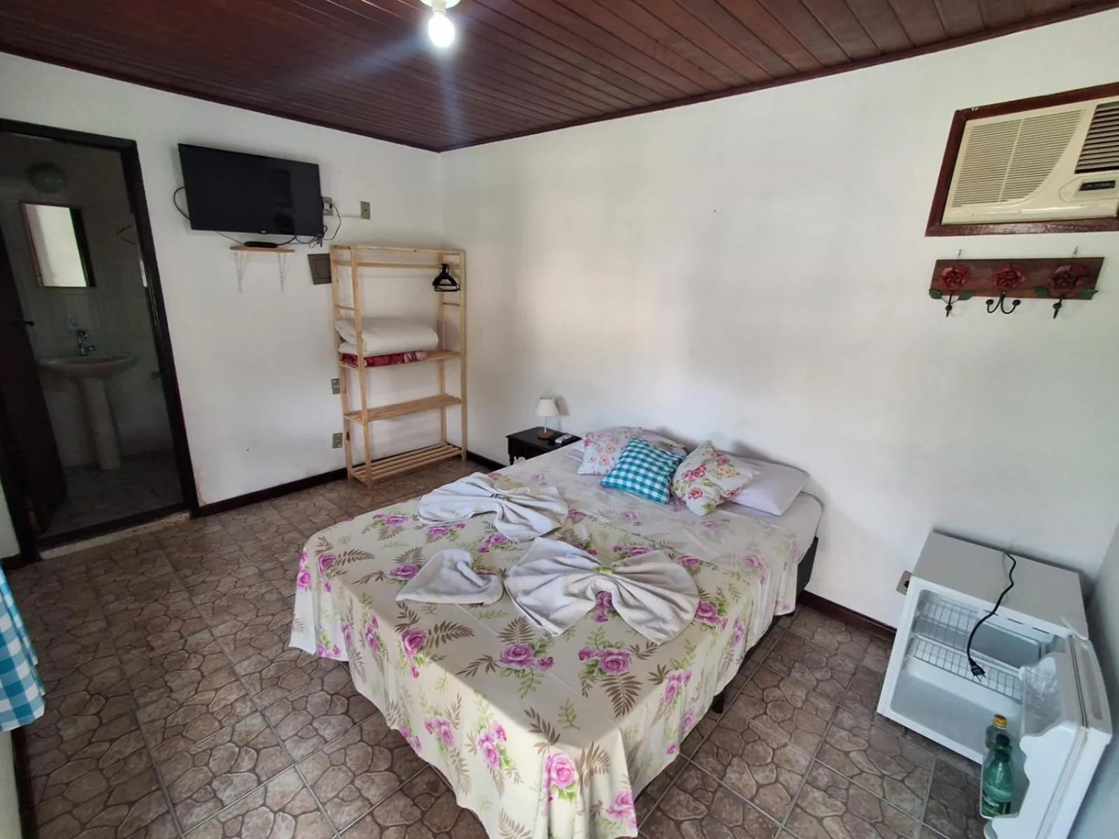 Bed in Pousada Nova Conquista