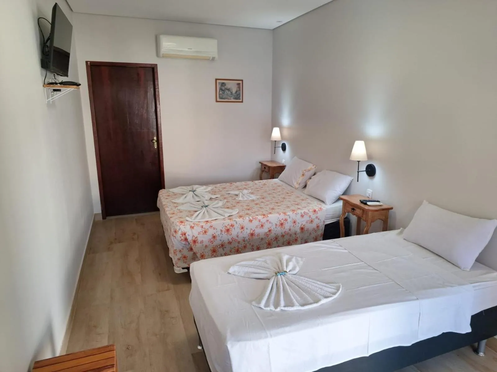 Bed in Pousada Nova Conquista