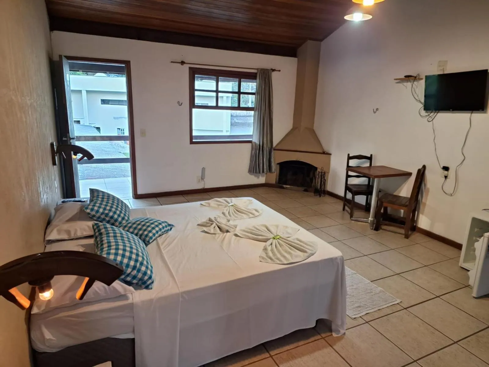 Bed in Pousada Nova Conquista