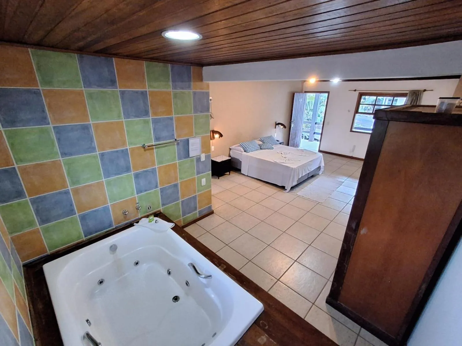 Bed in Pousada Nova Conquista