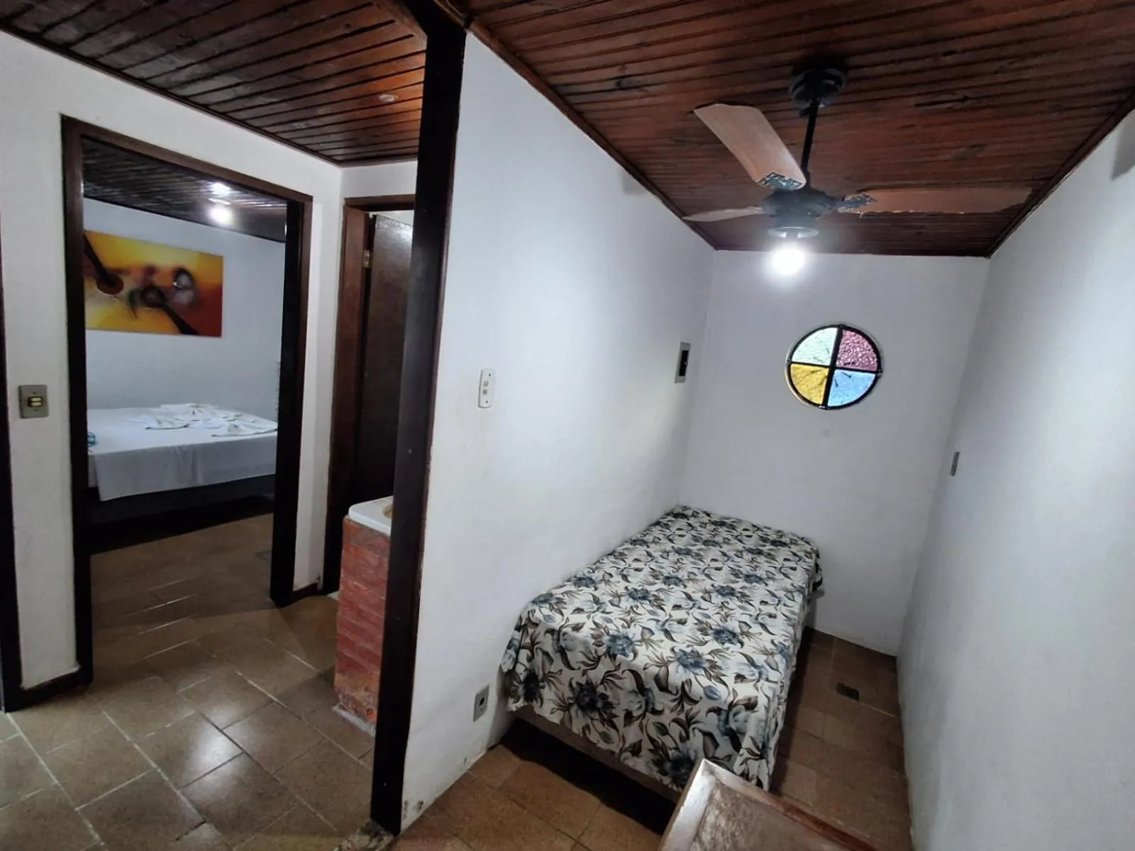 Bed in Pousada Nova Conquista