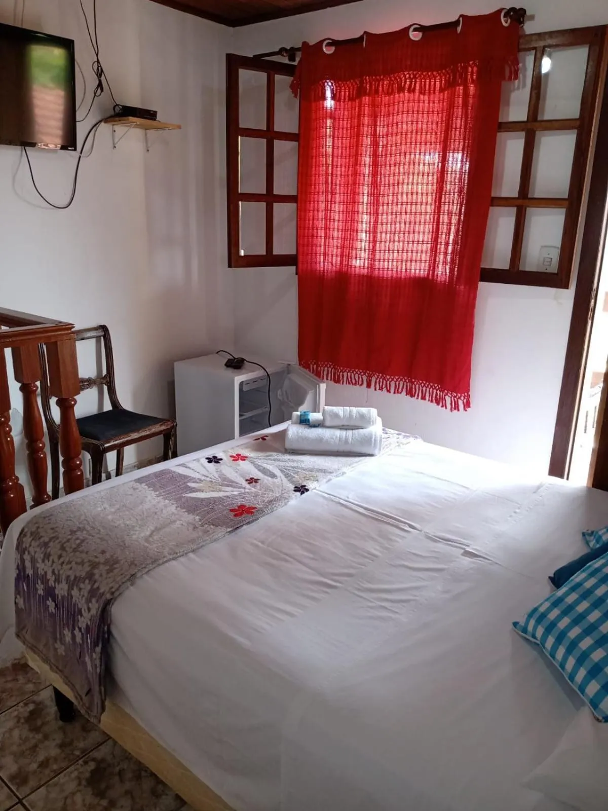 Bed in Pousada Nova Conquista