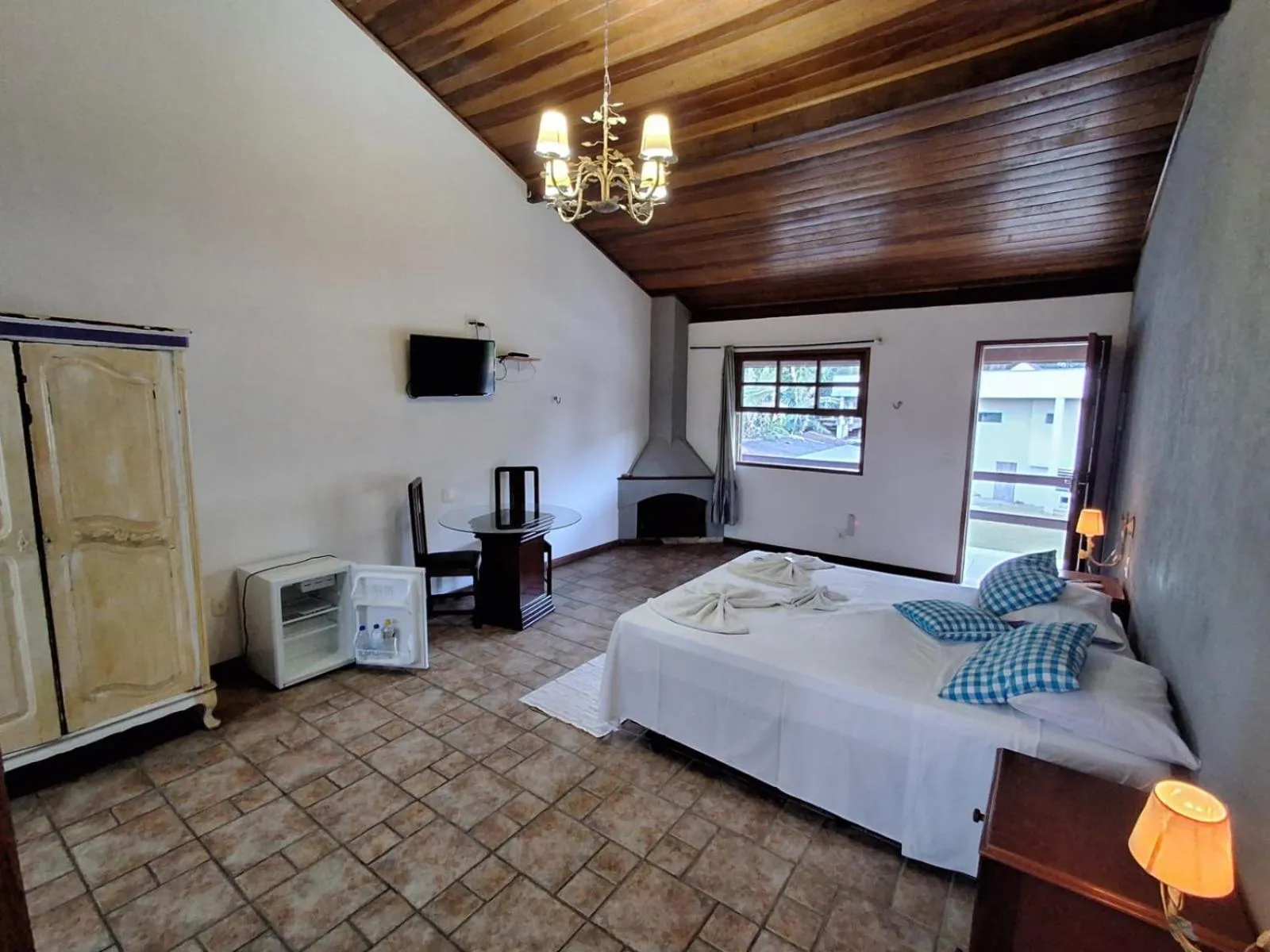 Bed in Pousada Nova Conquista