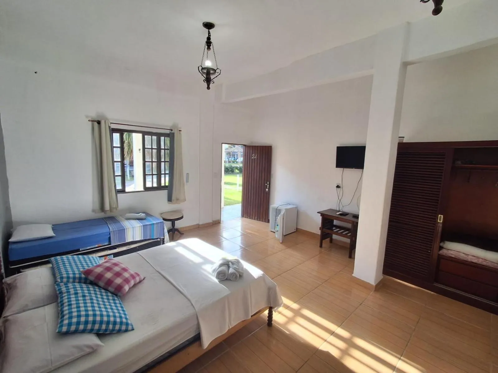 Bed in Pousada Nova Conquista