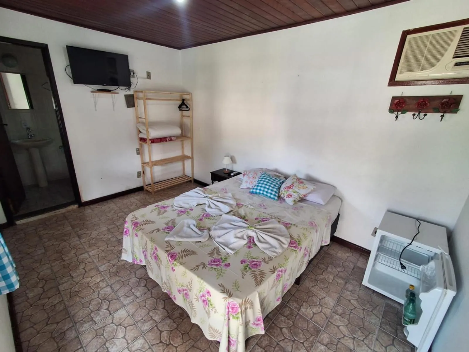 Bed in Pousada Nova Conquista