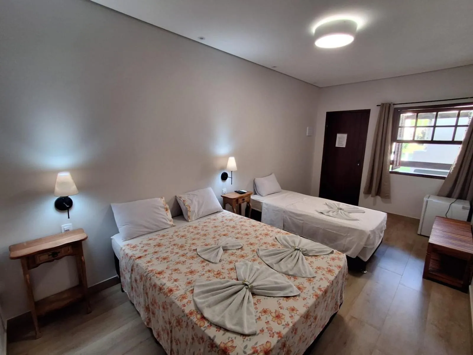 Bed in Pousada Nova Conquista