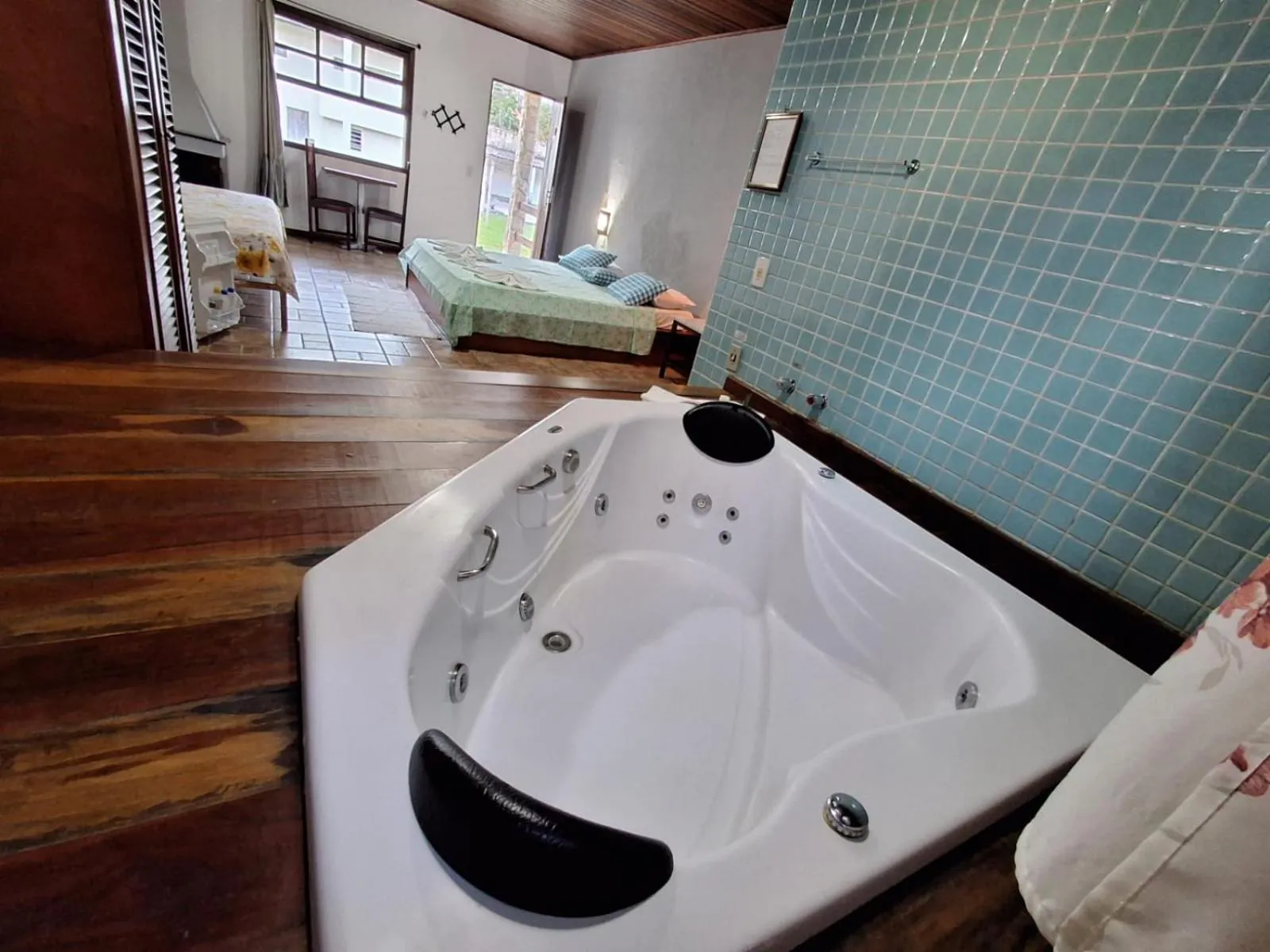 Bed in Pousada Nova Conquista