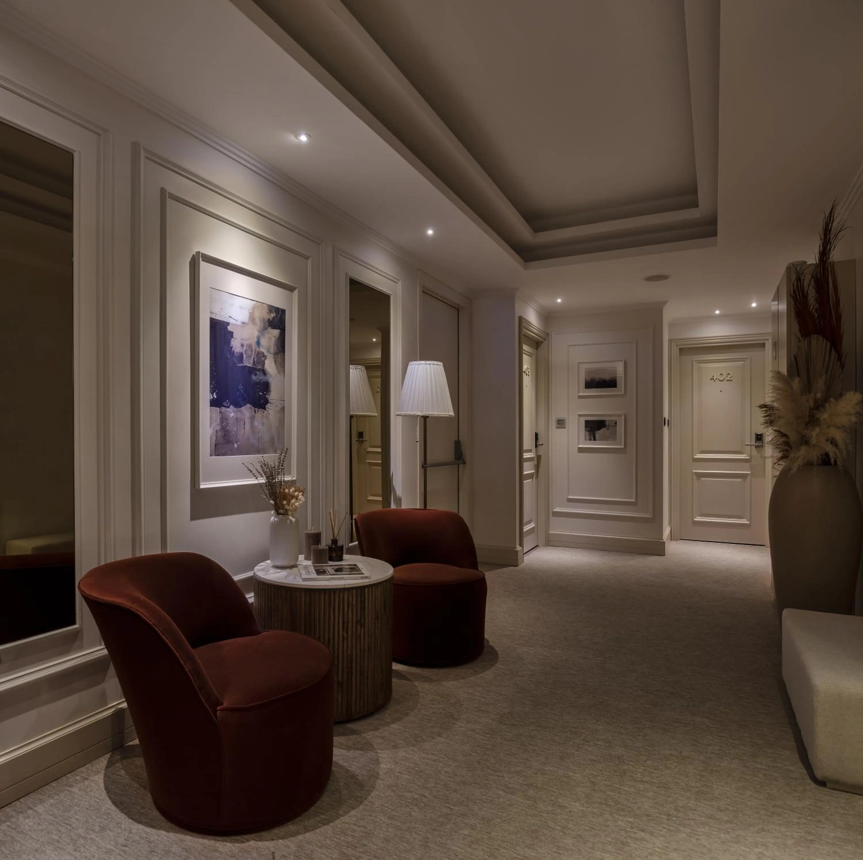 Decorative detail in Delita City Hotel