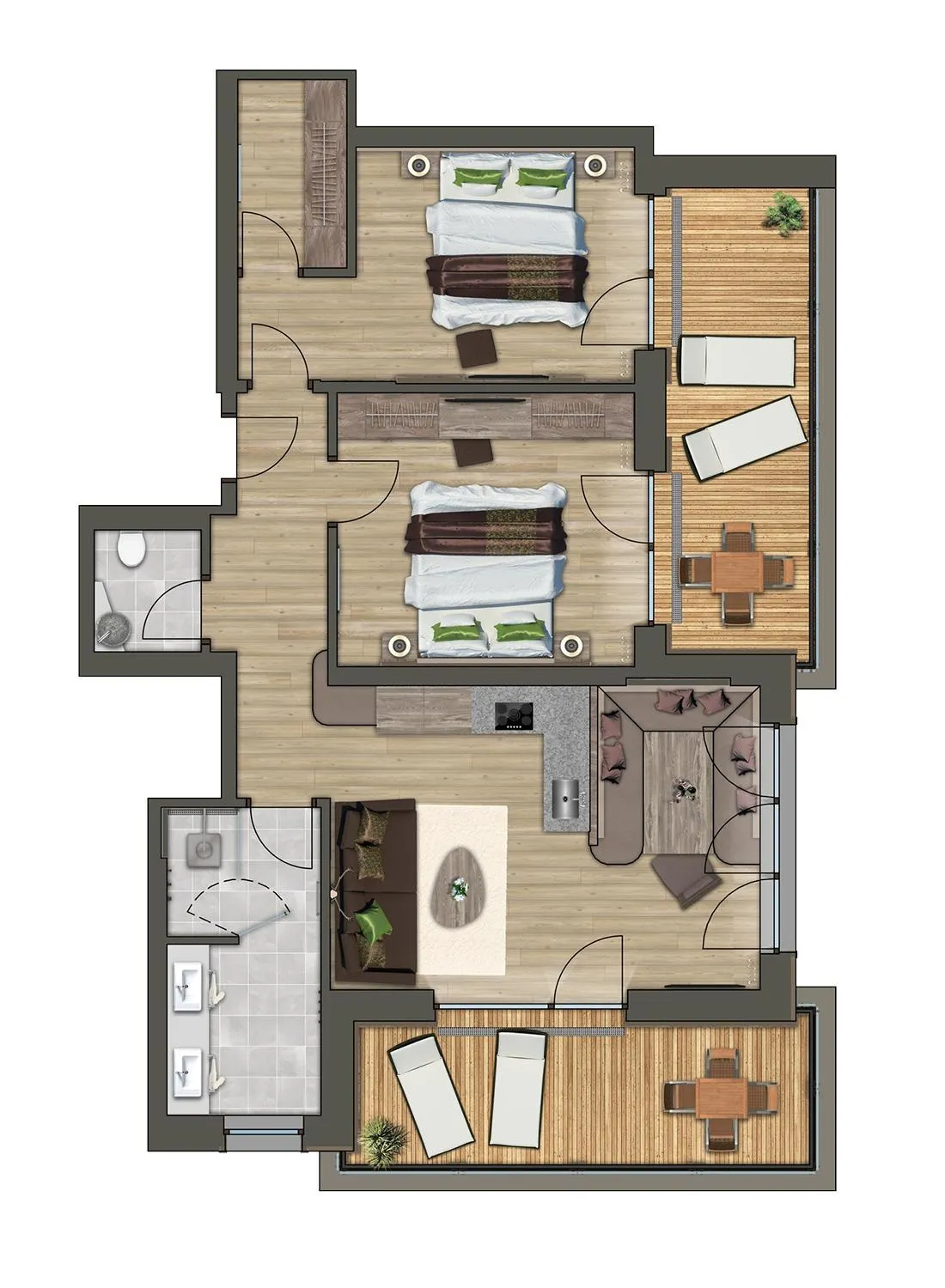 Floor plan in Apartmenthaus Wiesenhof