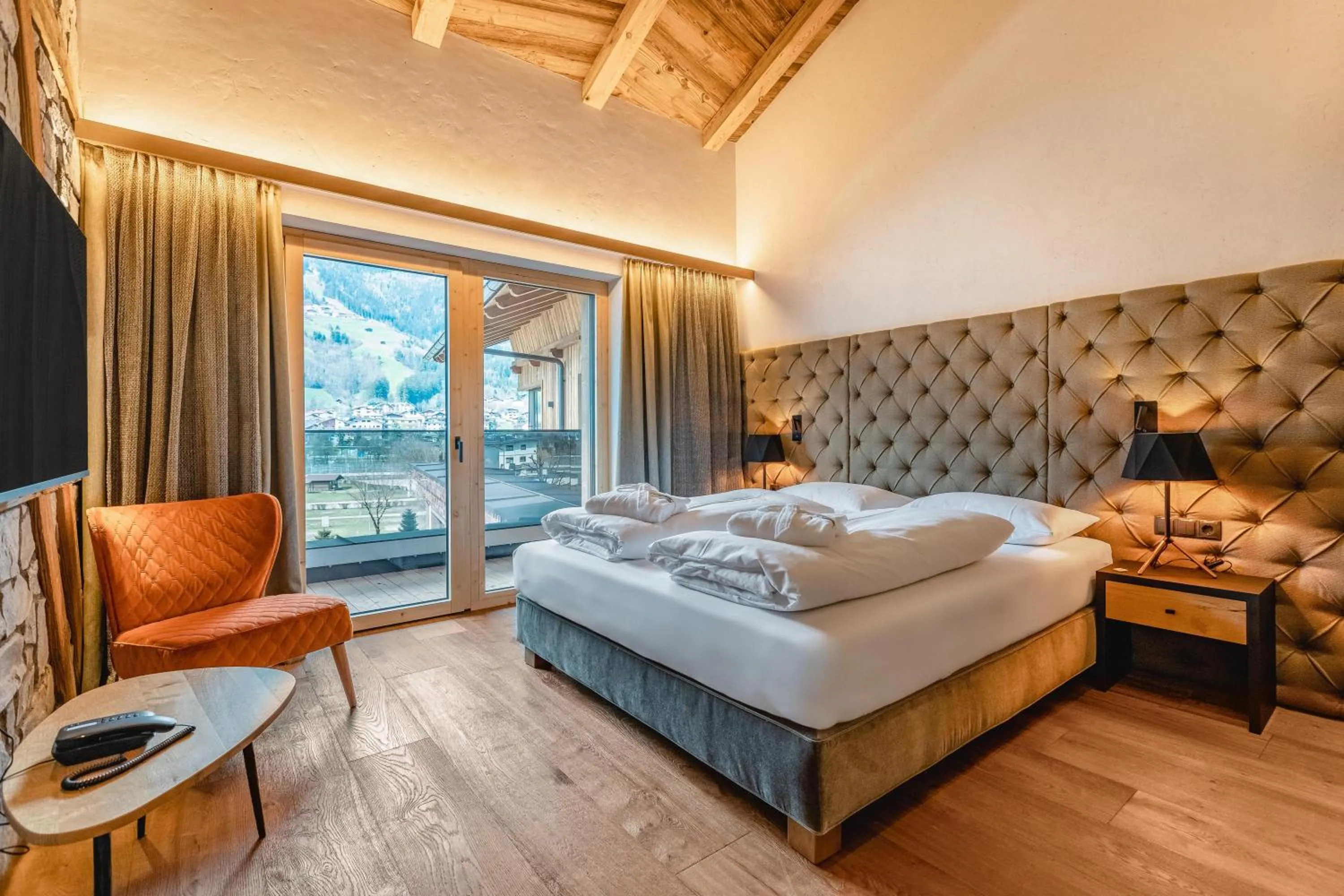 Photo of the whole room, Bed in Apartmenthaus Wiesenhof