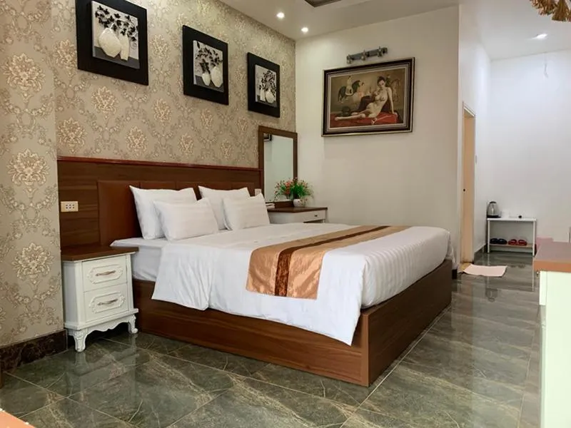 Bed in Hotel Nhất Ly