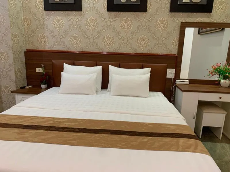 Bed in Hotel Nhất Ly