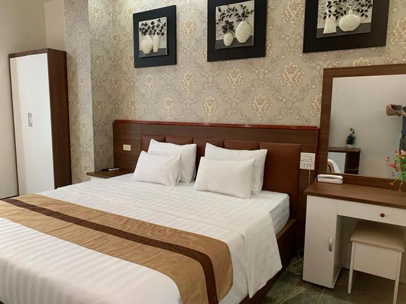 Bed in Hotel Nhất Ly
