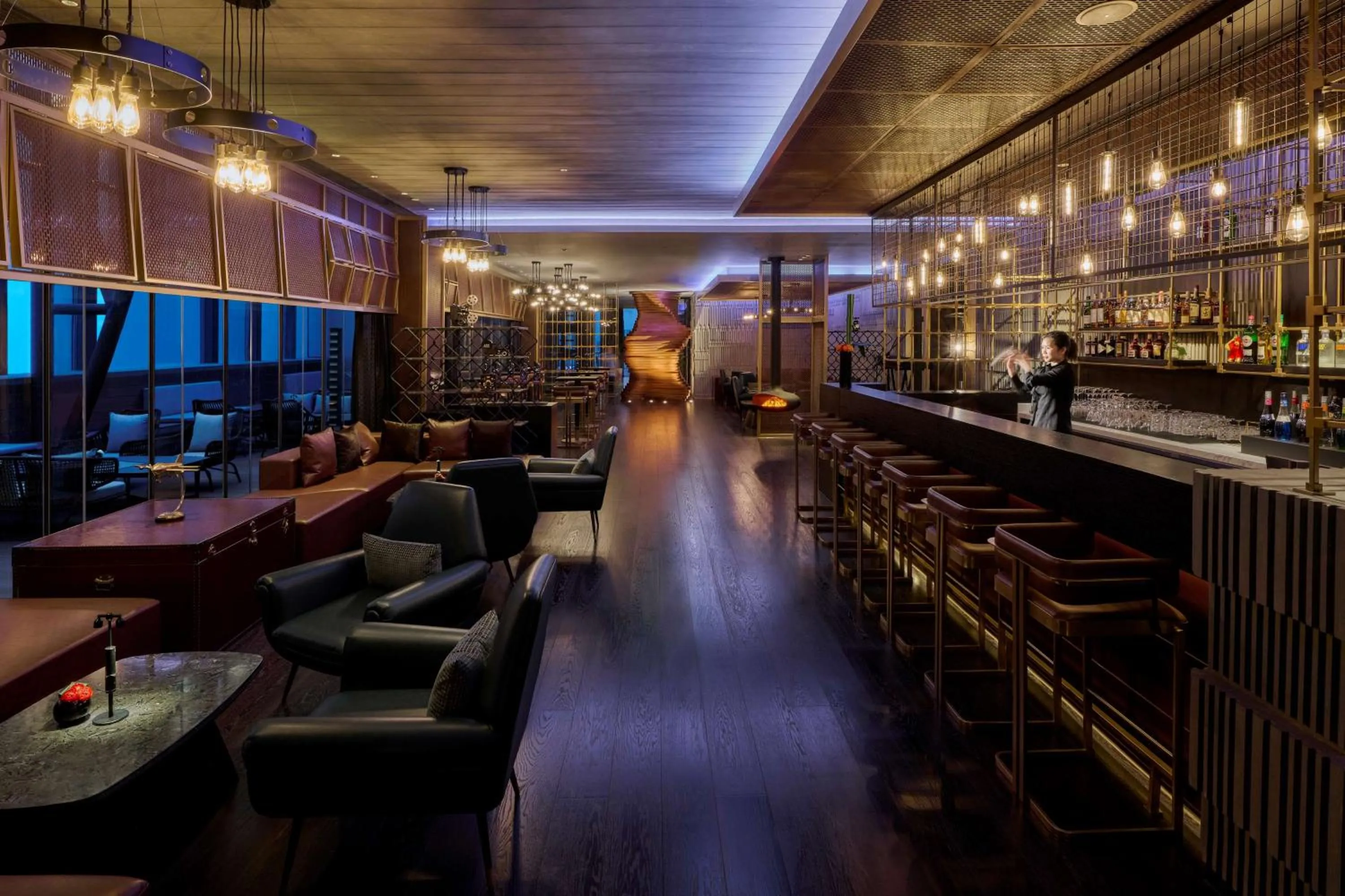 Lounge or bar in Hilton Chongqing Liangjiang New Area