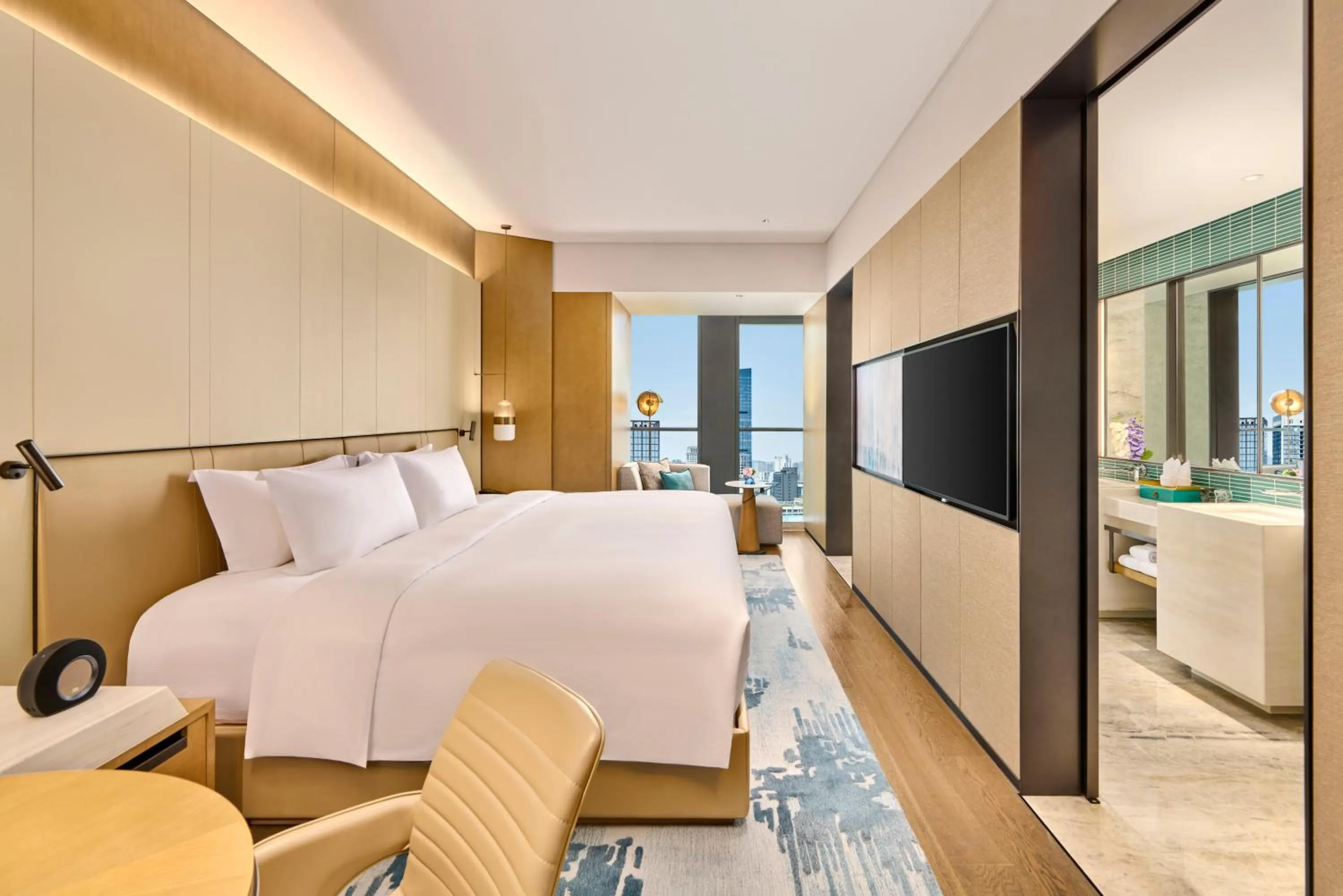 Bed in Hilton Chongqing Liangjiang New Area