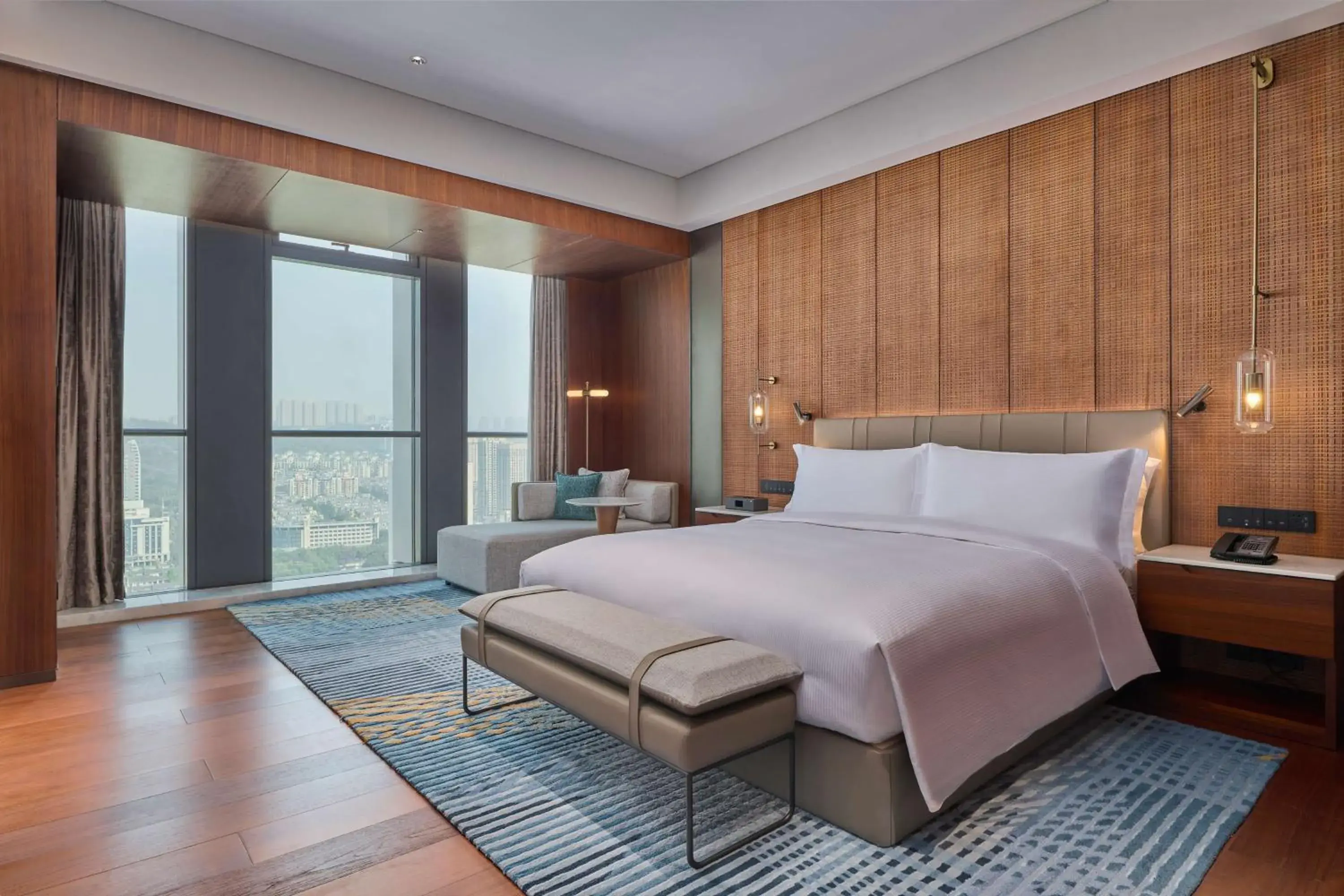 Bed in Hilton Chongqing Liangjiang New Area Bed in Hilton Chongqing Liangjiang New Area