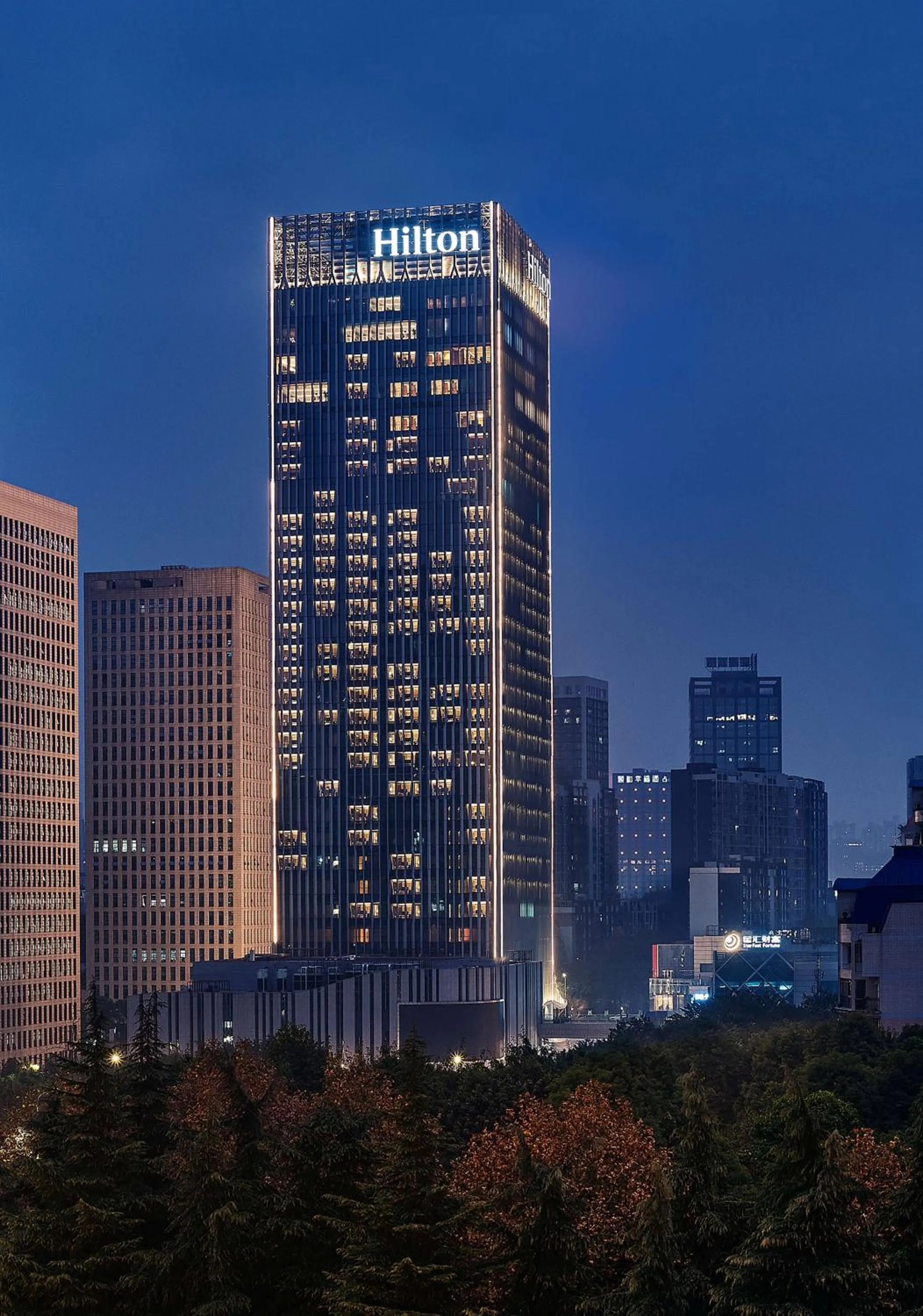Property building in Hilton Chongqing Liangjiang New Area