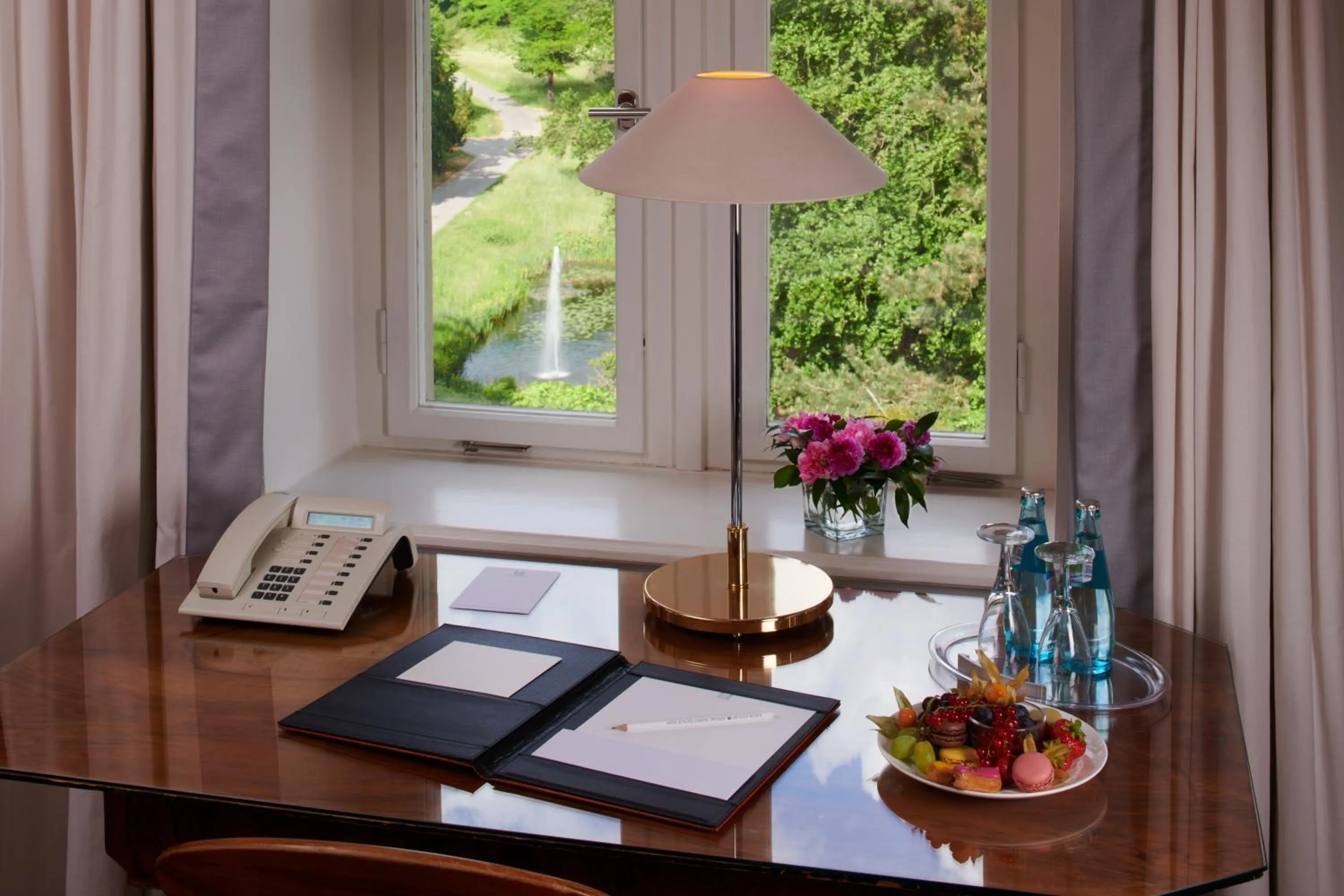 Garden view in Hotel Schloss Eckberg