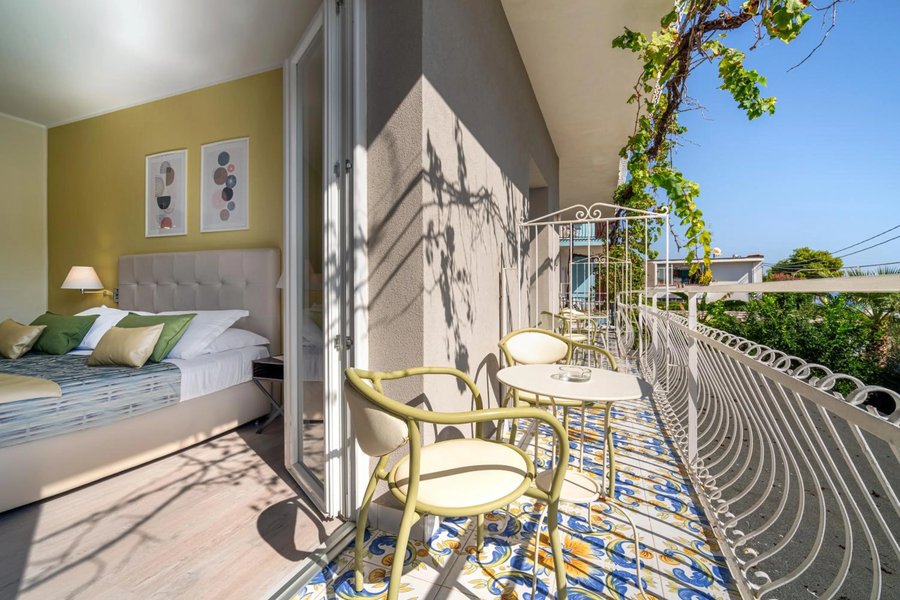 Balcony/Terrace in Hotel Rivage Taormina