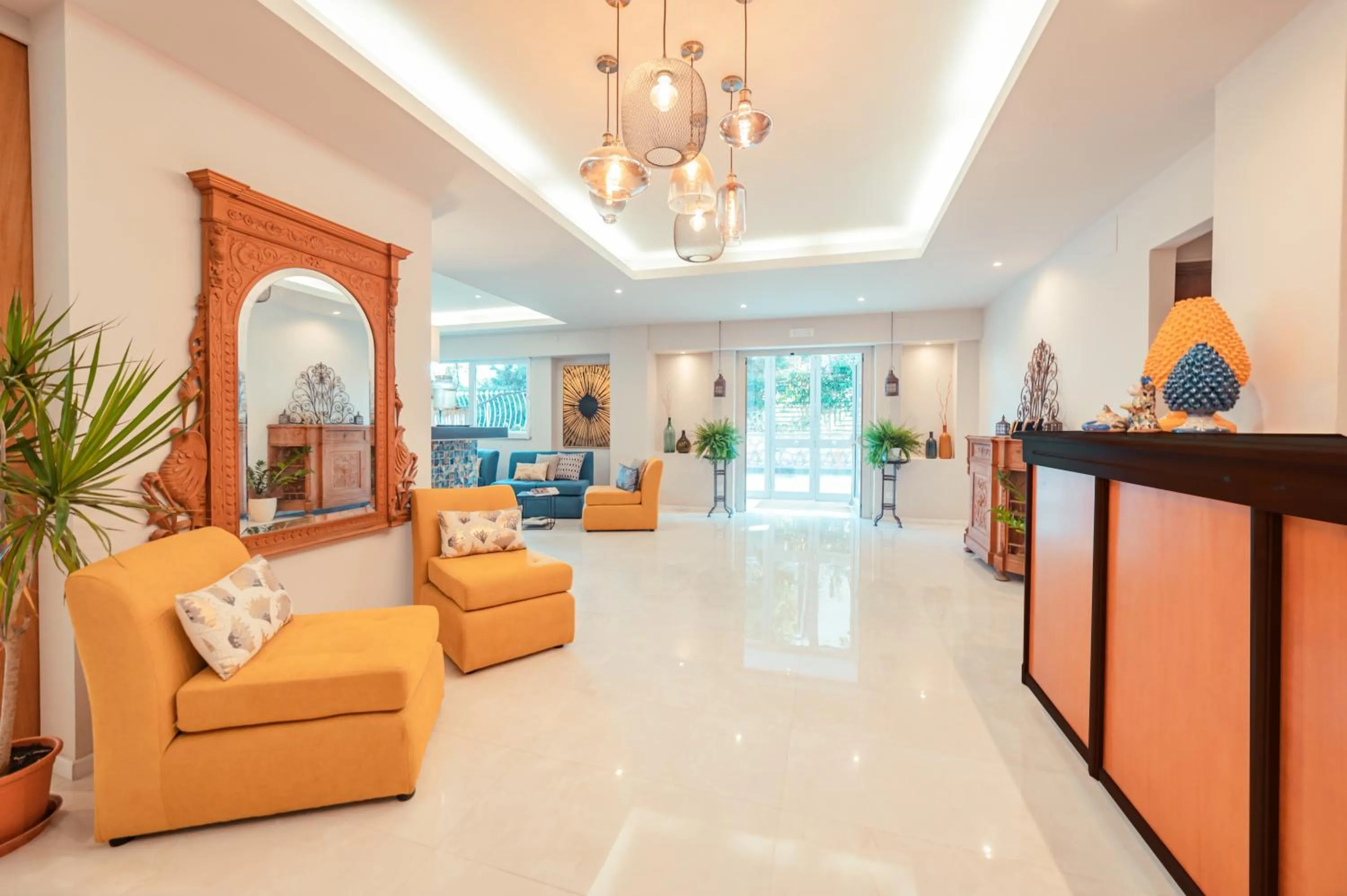 Lobby or reception in Hotel Rivage Taormina