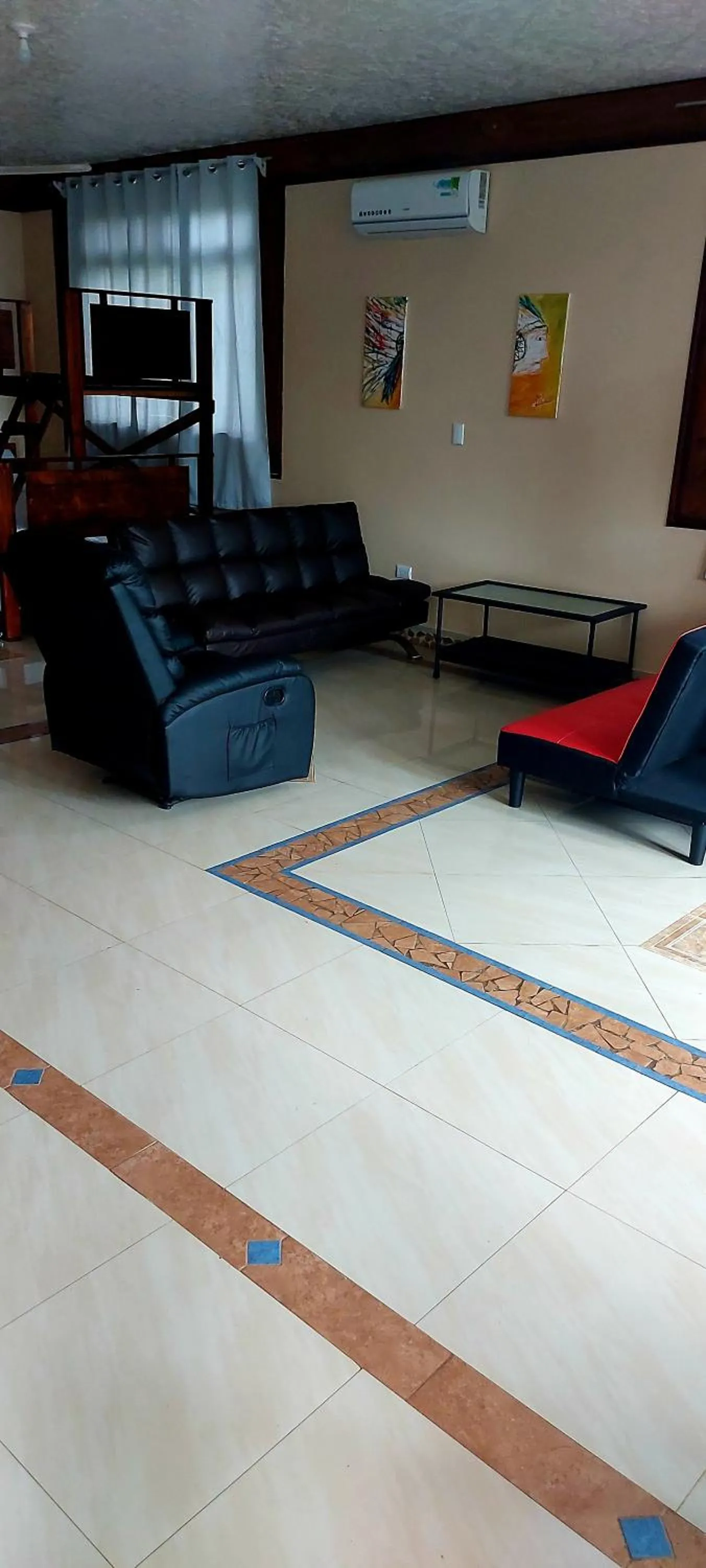 Seating area in El Castillo Monte Campana