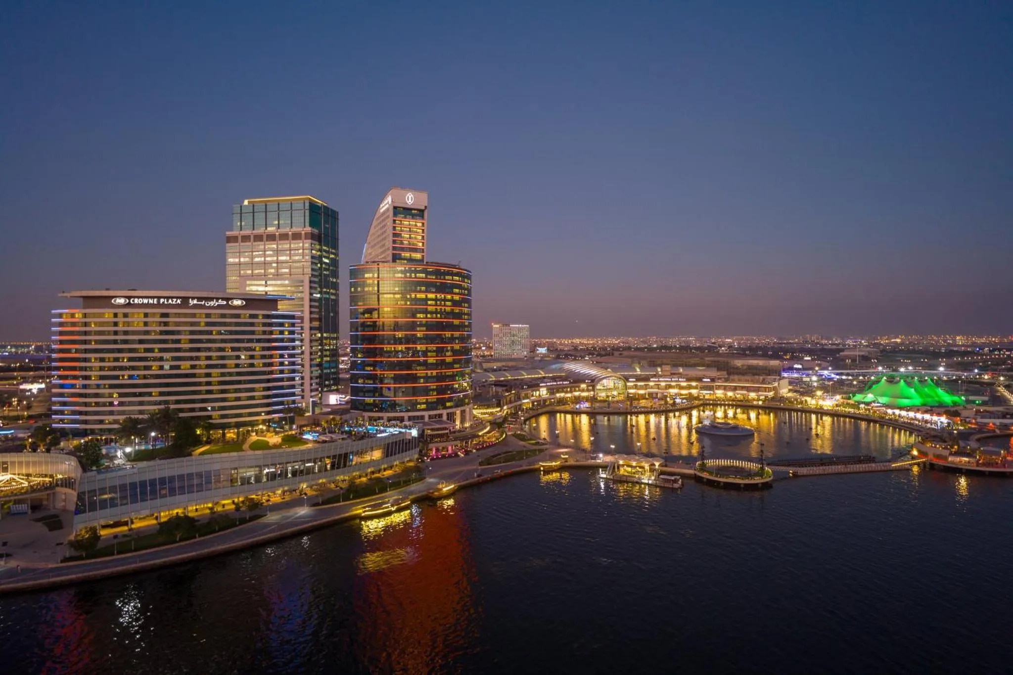 Property building in InterContinental Dubai Festival City by IHG