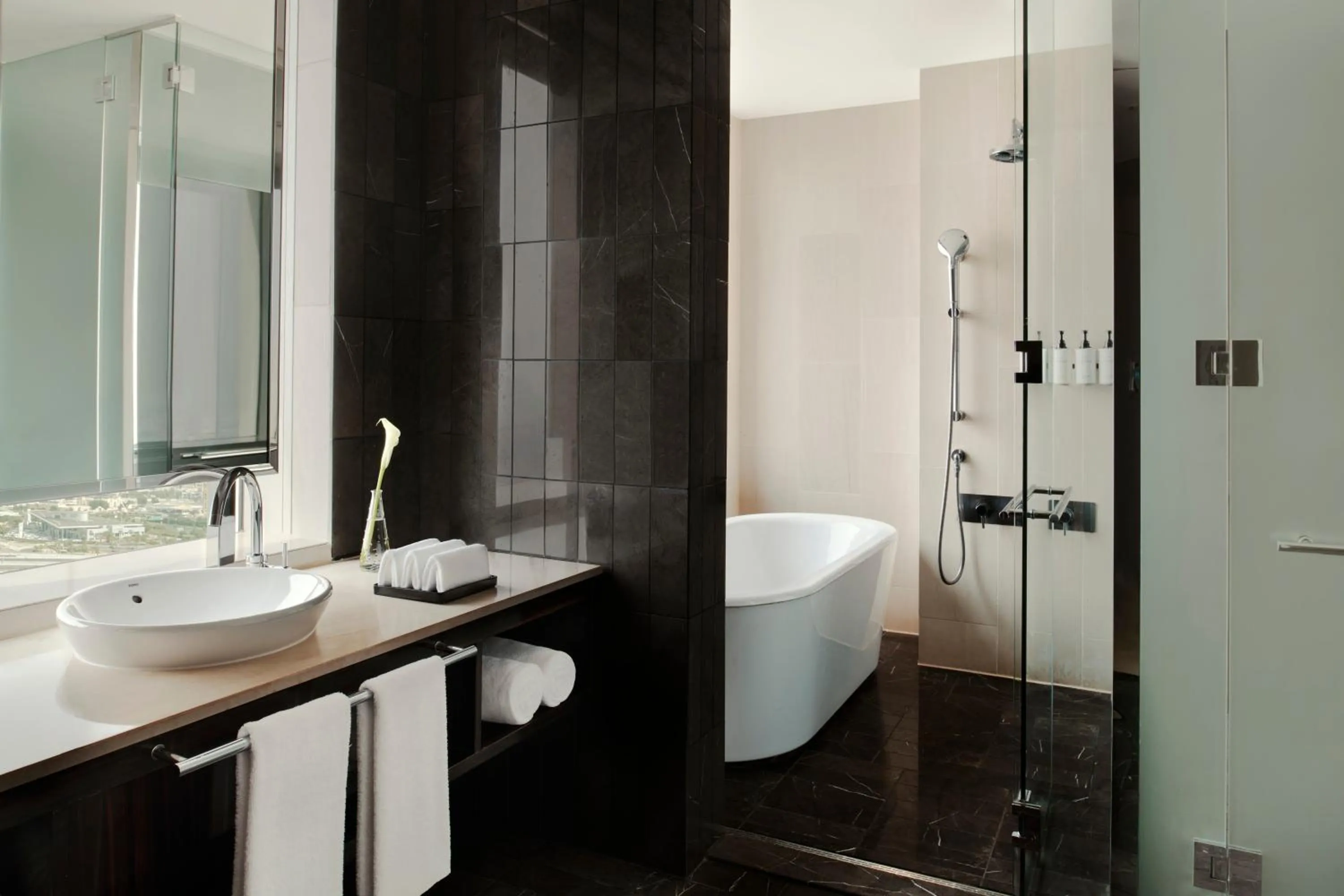 Bathroom in InterContinental Dubai Festival City by IHG