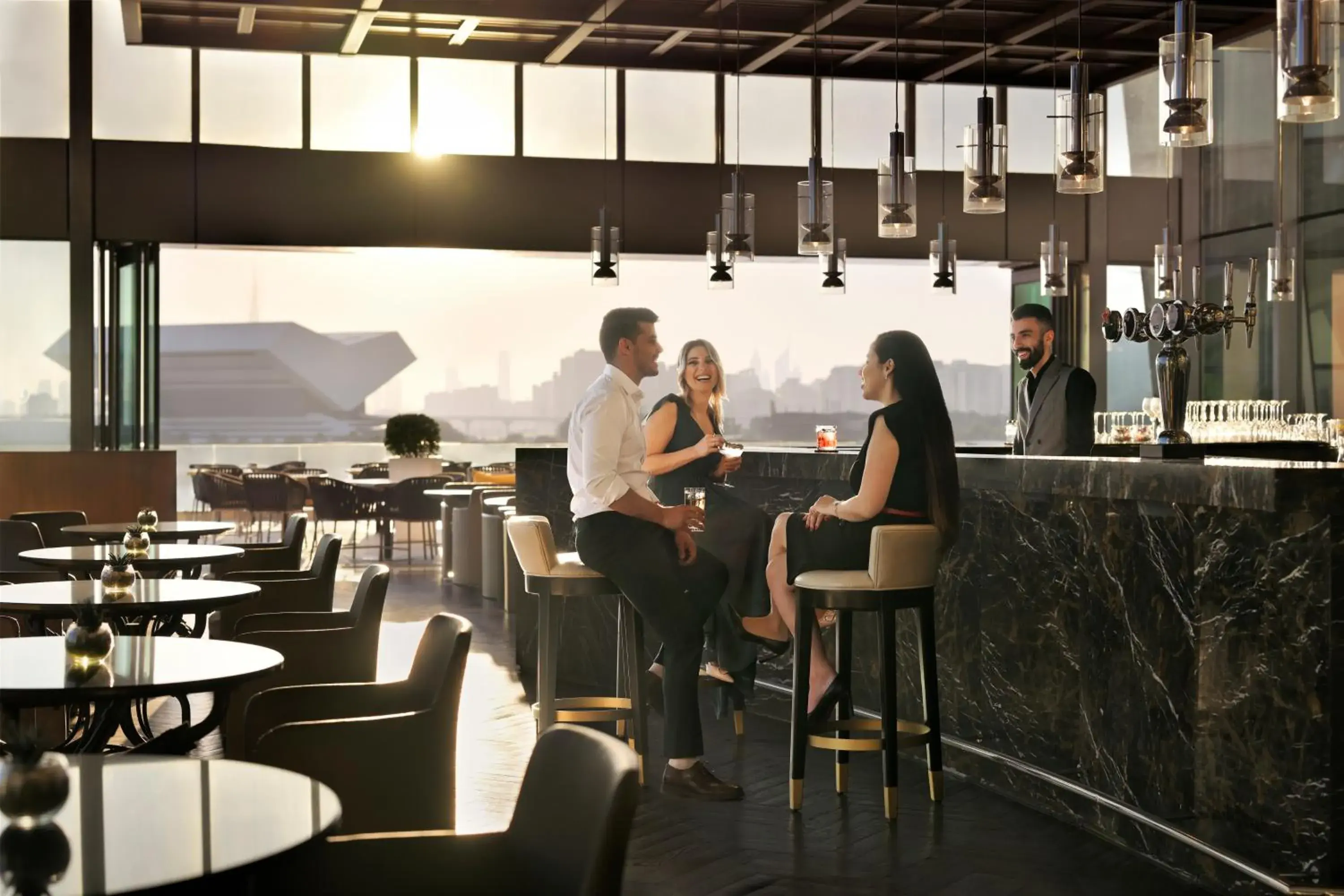 Lounge or bar in InterContinental Dubai Festival City by IHG Lounge or bar in InterContinental Dubai Festival City by IHG