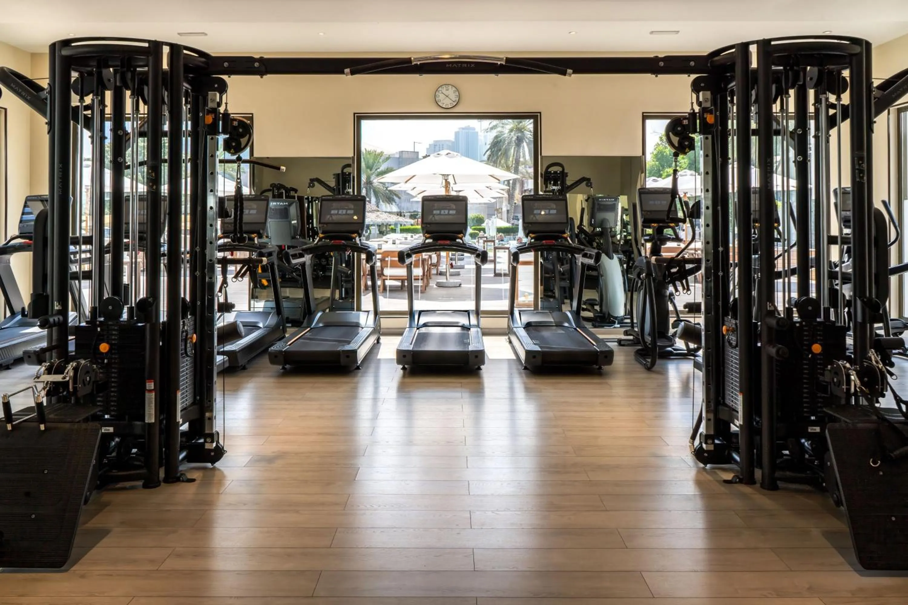 Fitness centre/facilities in Le Meridien Abu Dhabi Resort
