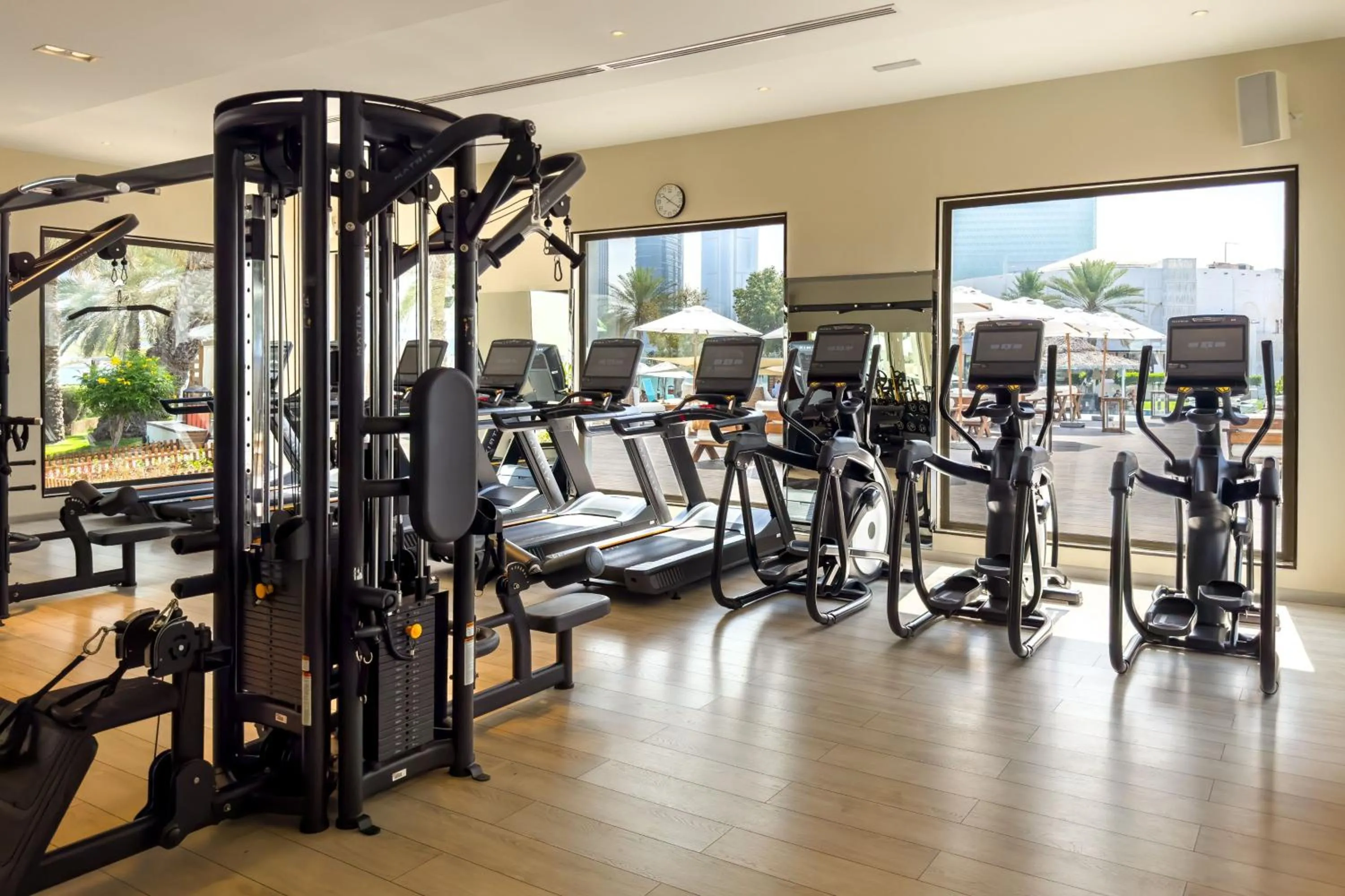 Fitness centre/facilities in Le Meridien Abu Dhabi Resort