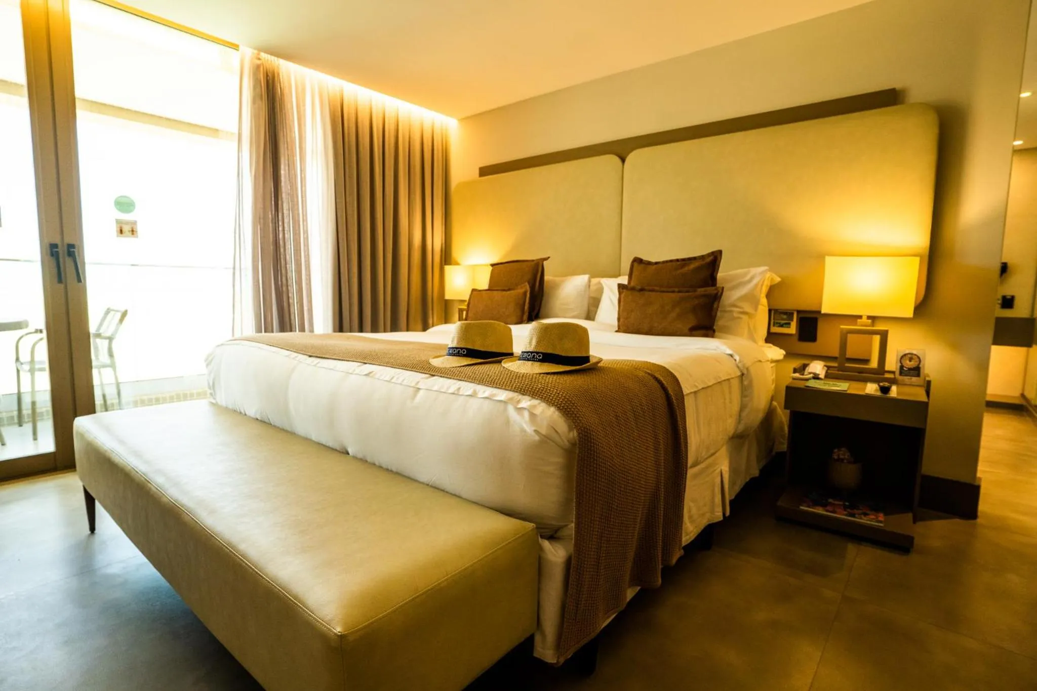 Bed in Oceana Atlântico Hotel & SPA