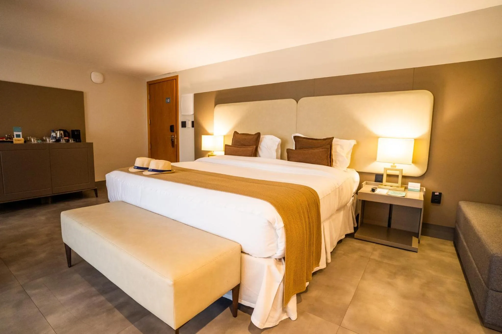 Bed in Oceana Atlântico Hotel & SPA