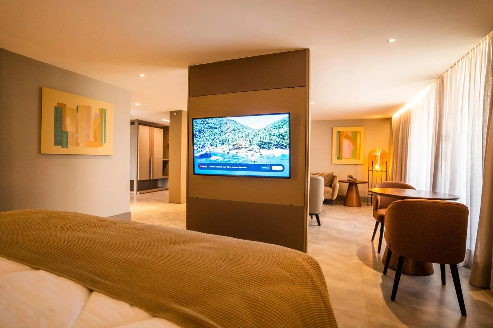 TV and multimedia, Bed in Oceana Atlântico Hotel & SPA