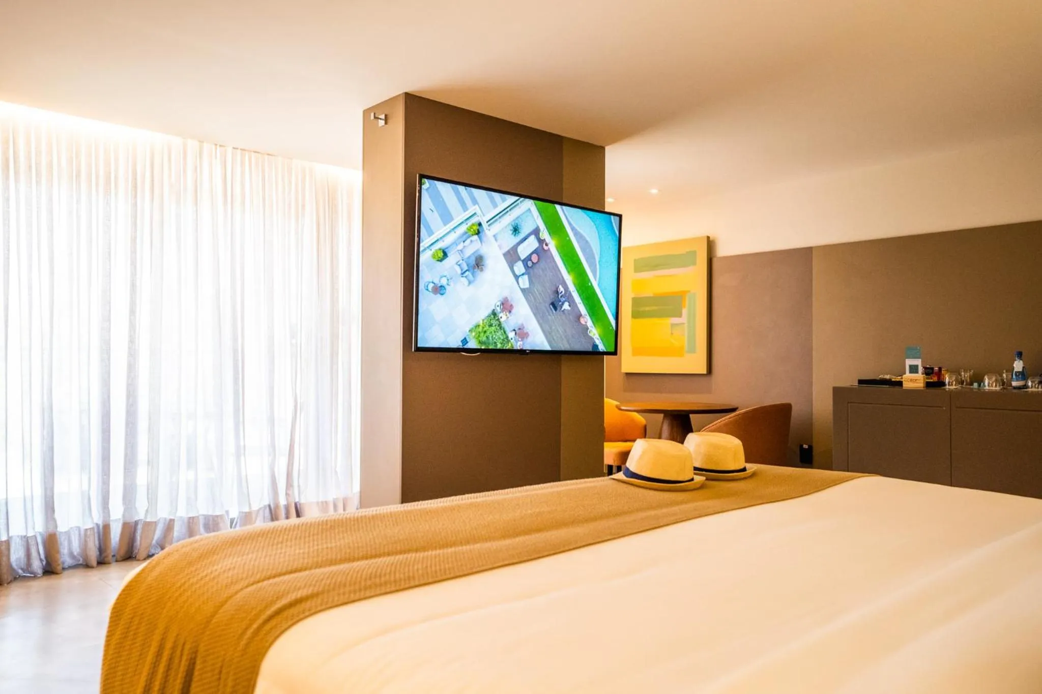 Bed in Oceana Atlântico Hotel & SPA