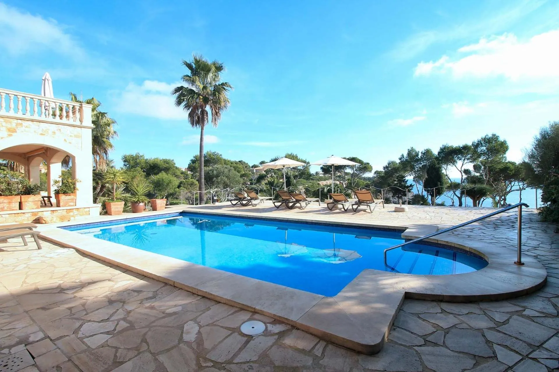 Swimming pool in Chalets Torre Nova