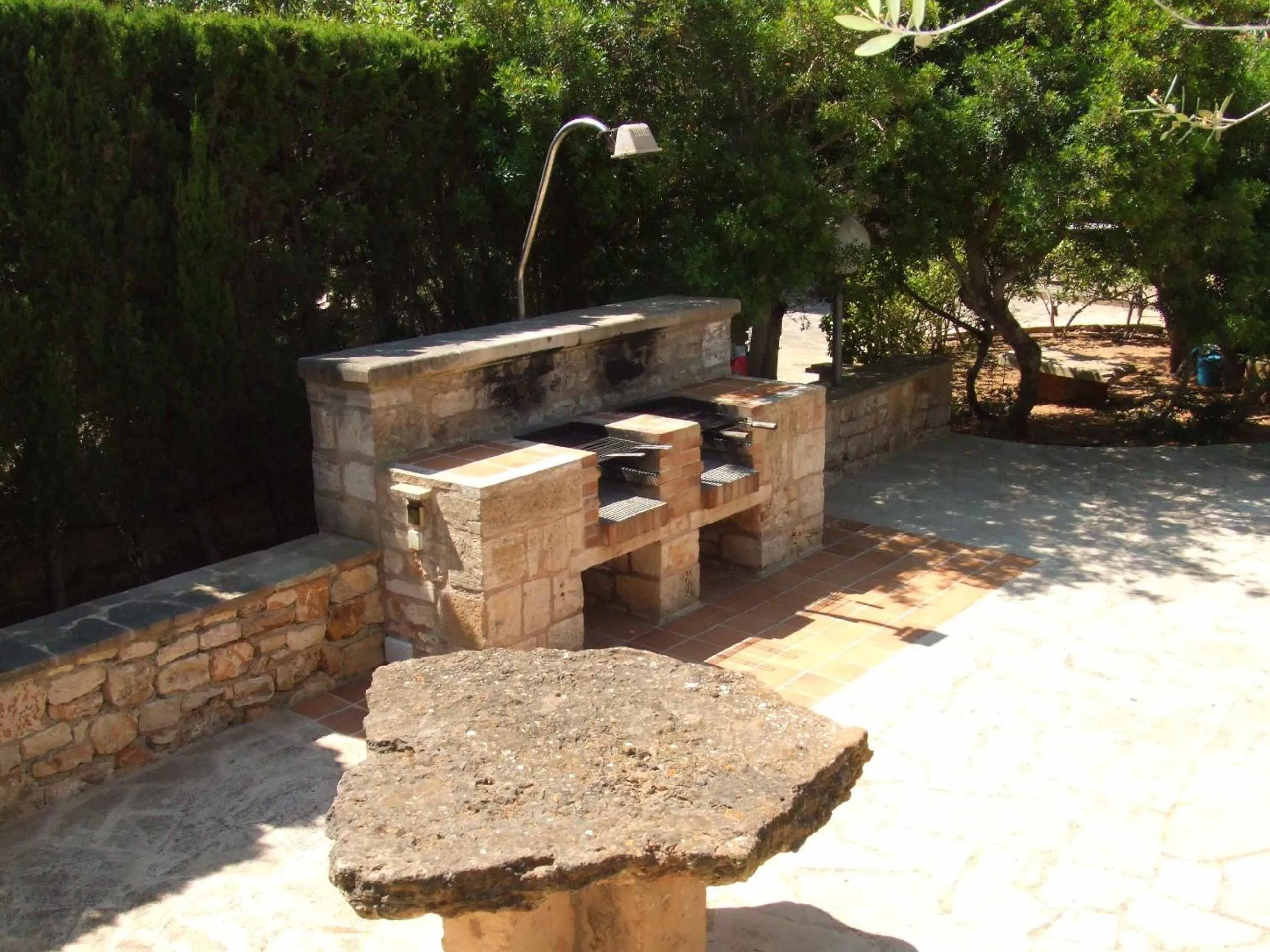 BBQ facilities in Chalets Torre Nova