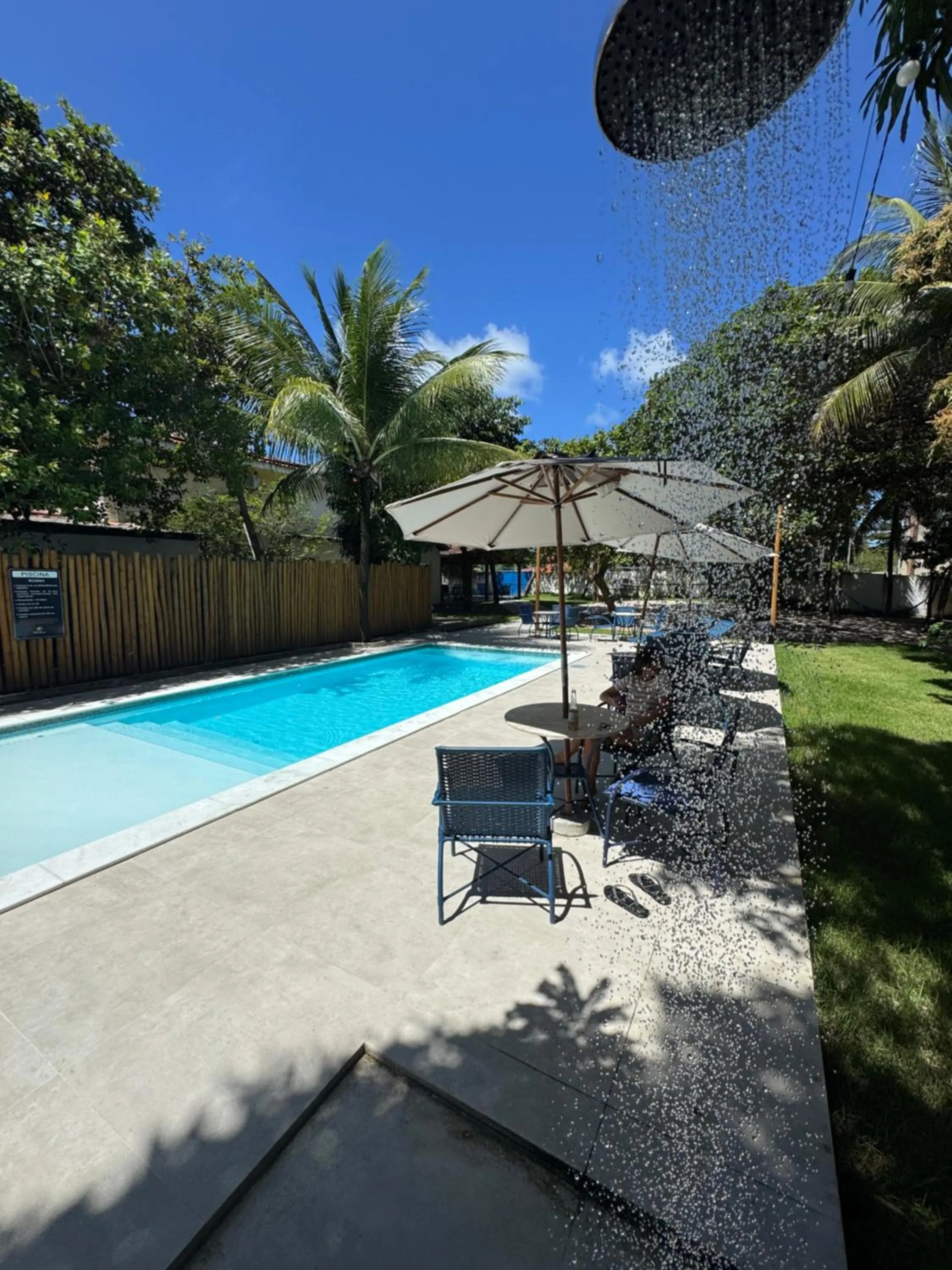 Swimming pool in Pousada Porto Verano