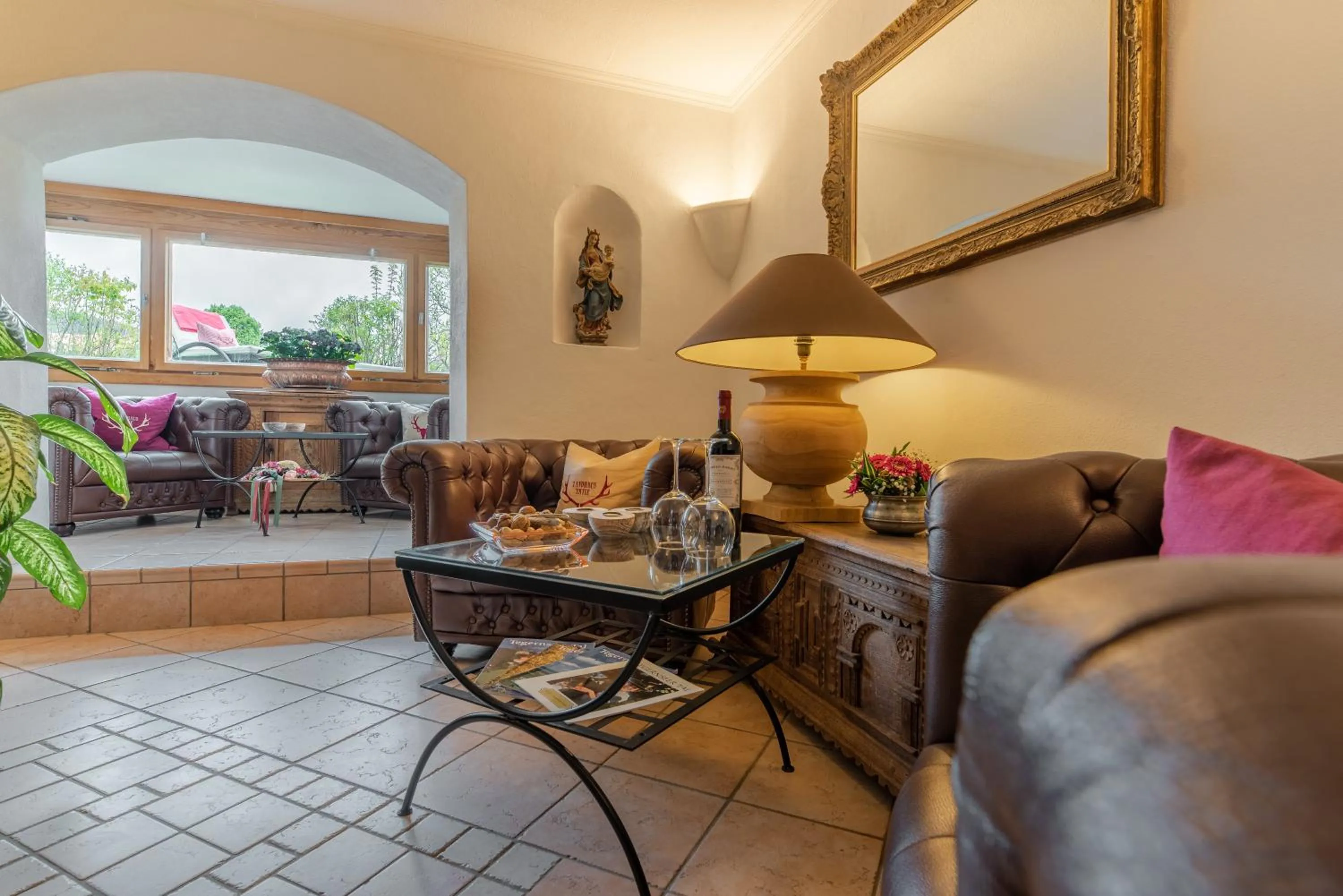 Lounge or bar in Landhaus Ertle