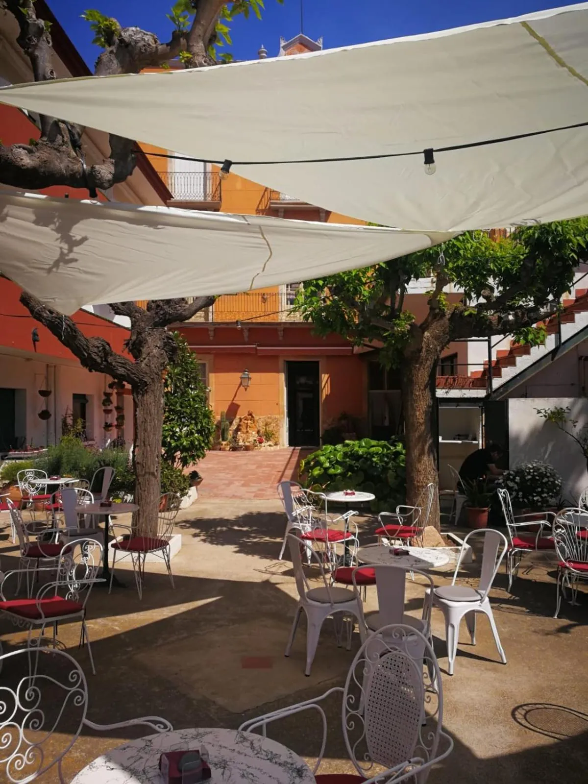 Balcony/Terrace in Hostal Plaja i Pati de Can Plaja