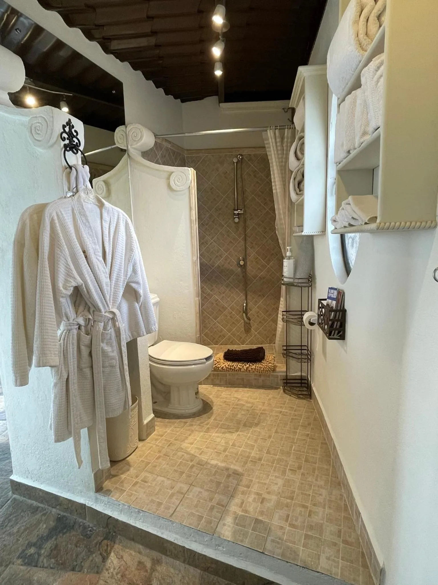Shower in Casa Grande Luxury Boutique Hotel