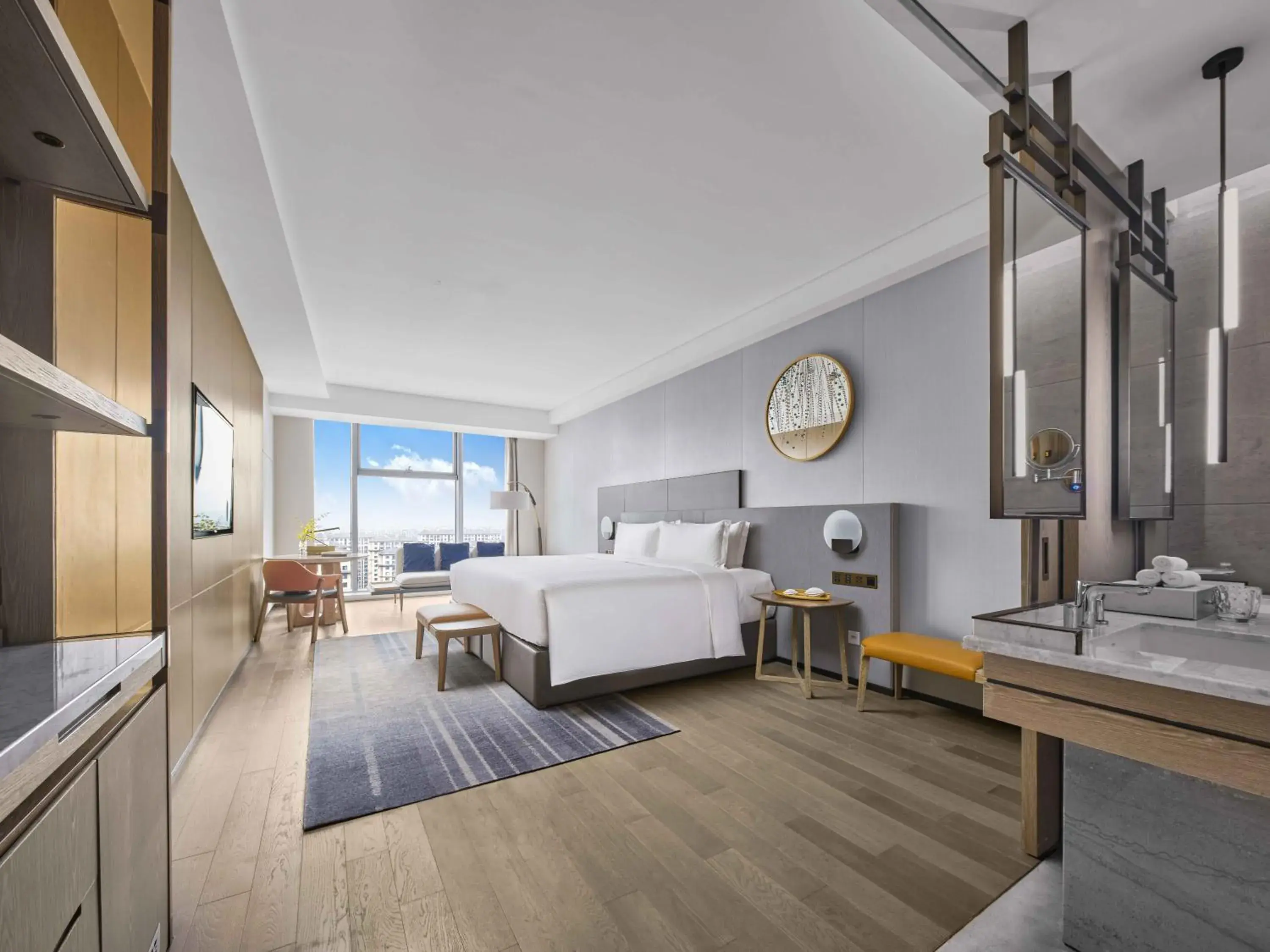 Bed in Vignette Collection Hangzhou Huaxia Center Hotel by IHG Bed in Vignette Collection Hangzhou Huaxia Center Hotel by IHG